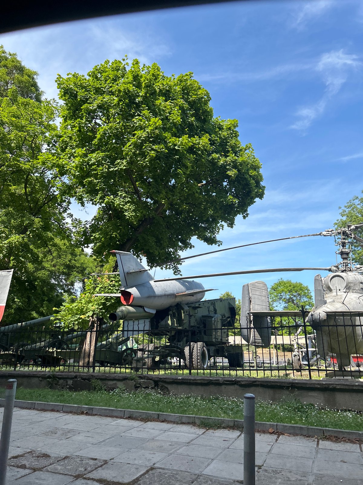 Tourist documents Naval Museum exhibits during Varna walking tour