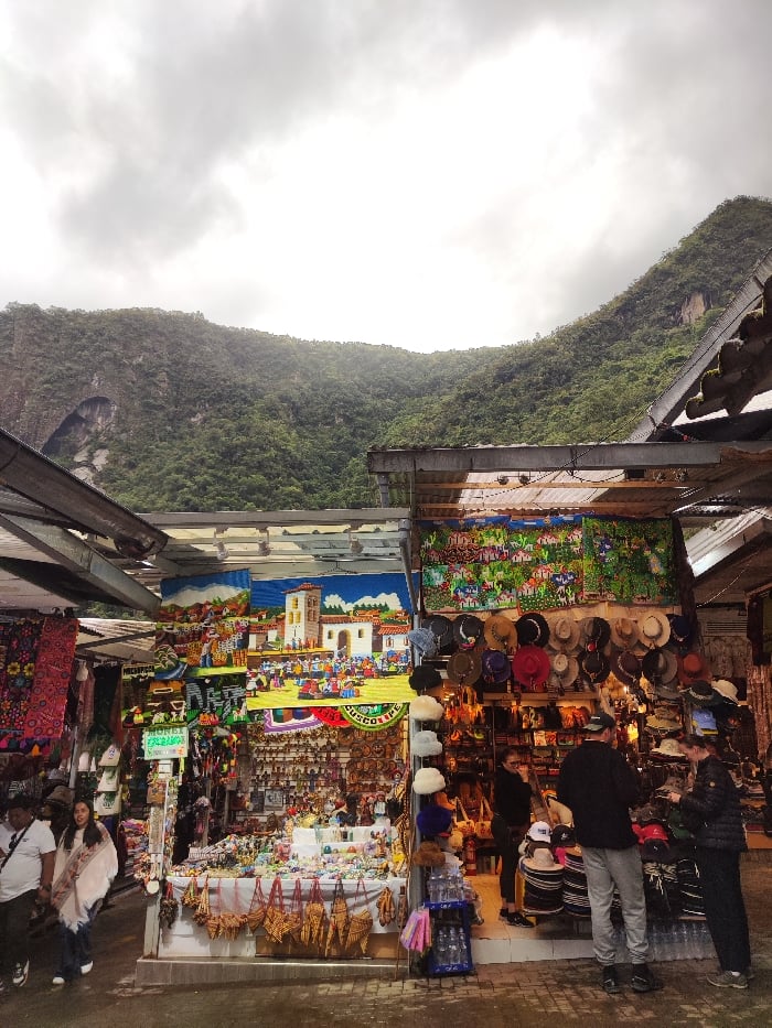 Evening tourist scenes captured in Machu Picchu gateway town