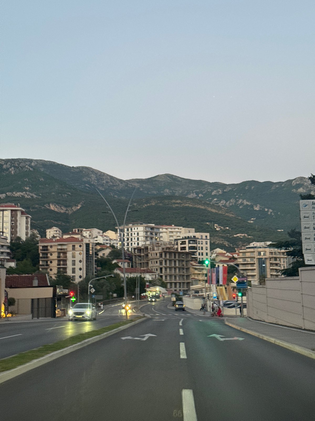 Evening moments captured across Montenegro coastal towns