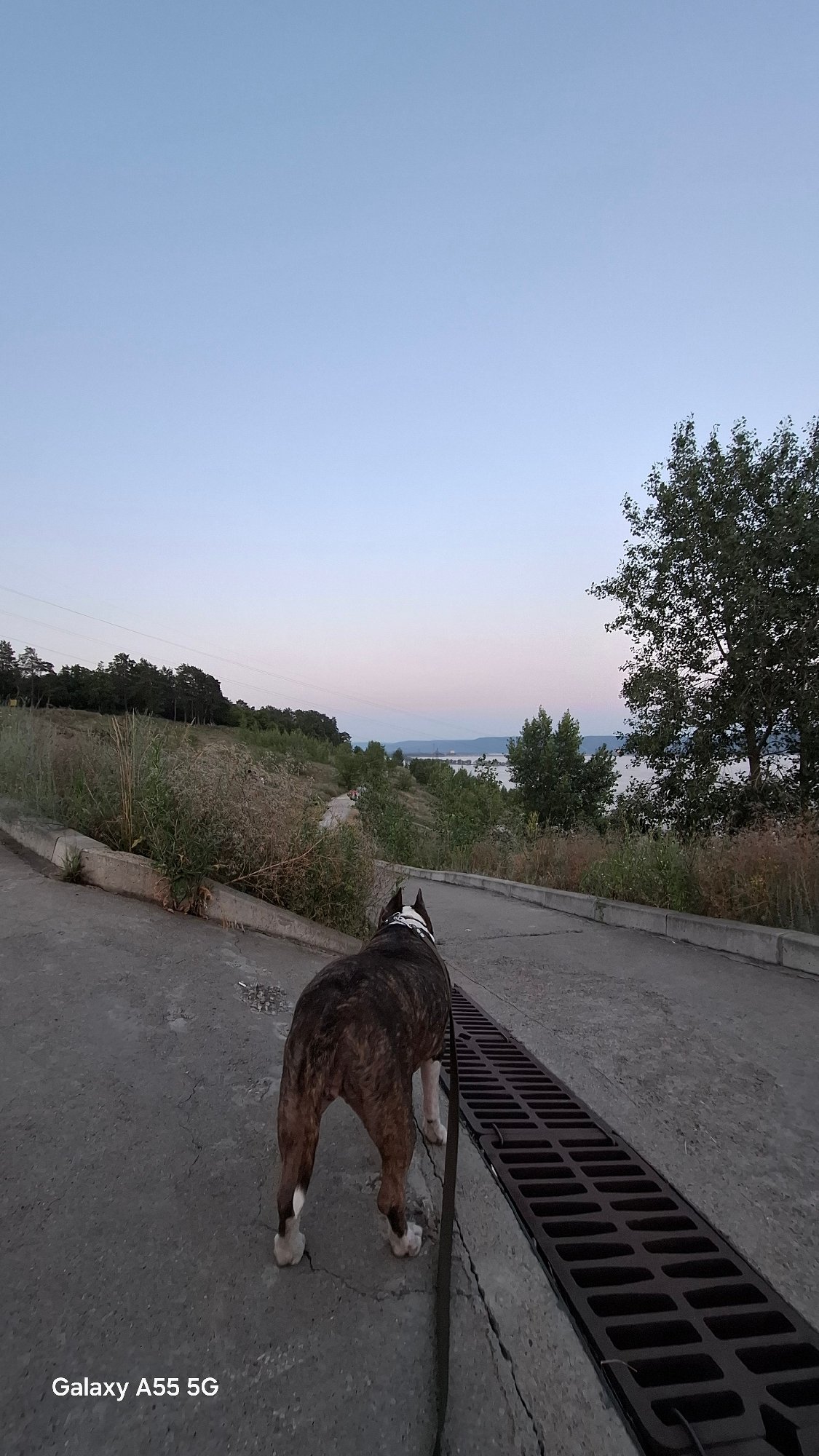 Dusk along the Volga: riverbank walk in Tolyatti