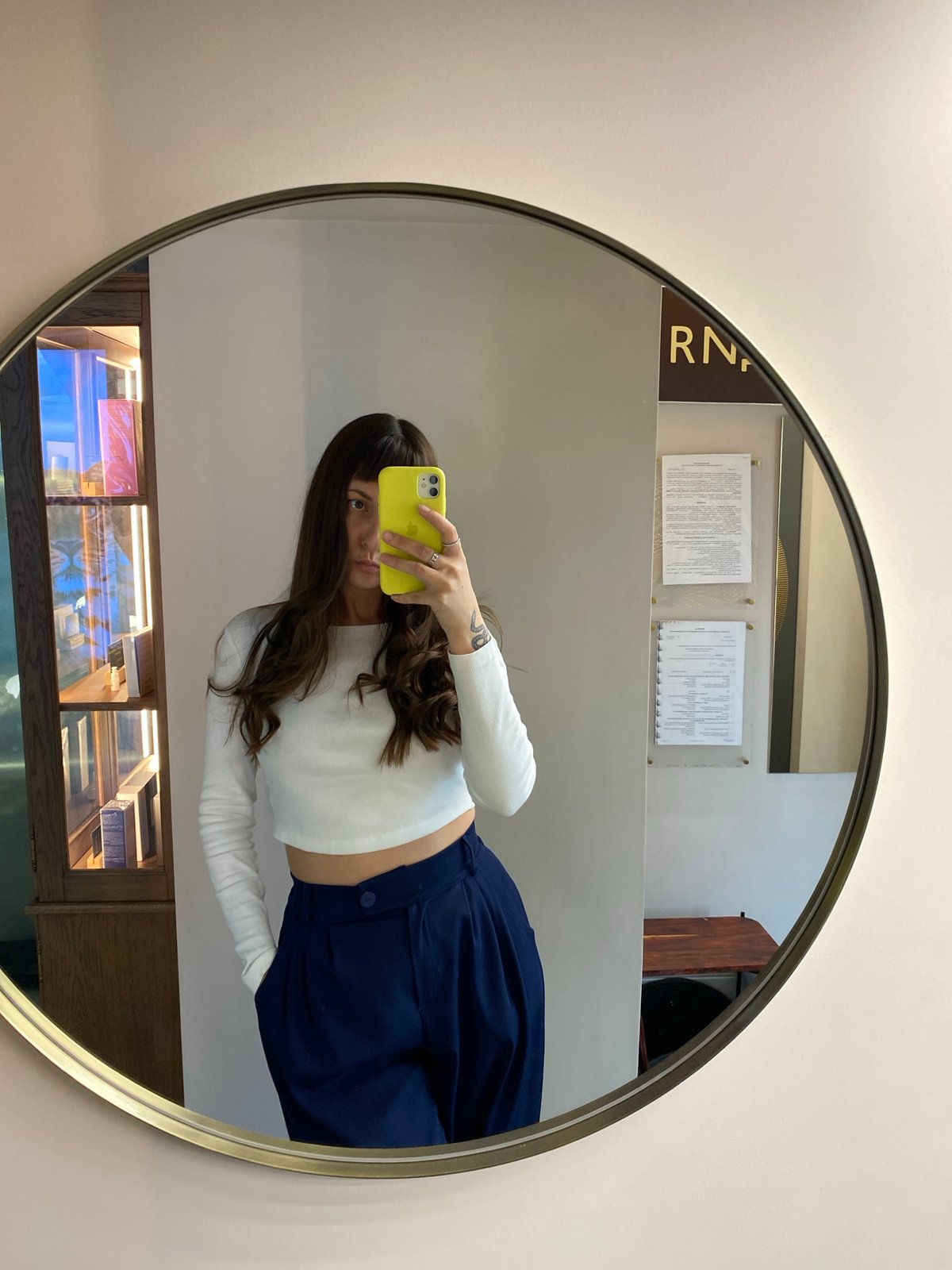 Mirror selfie and coffee in hand, Votkinsk morning