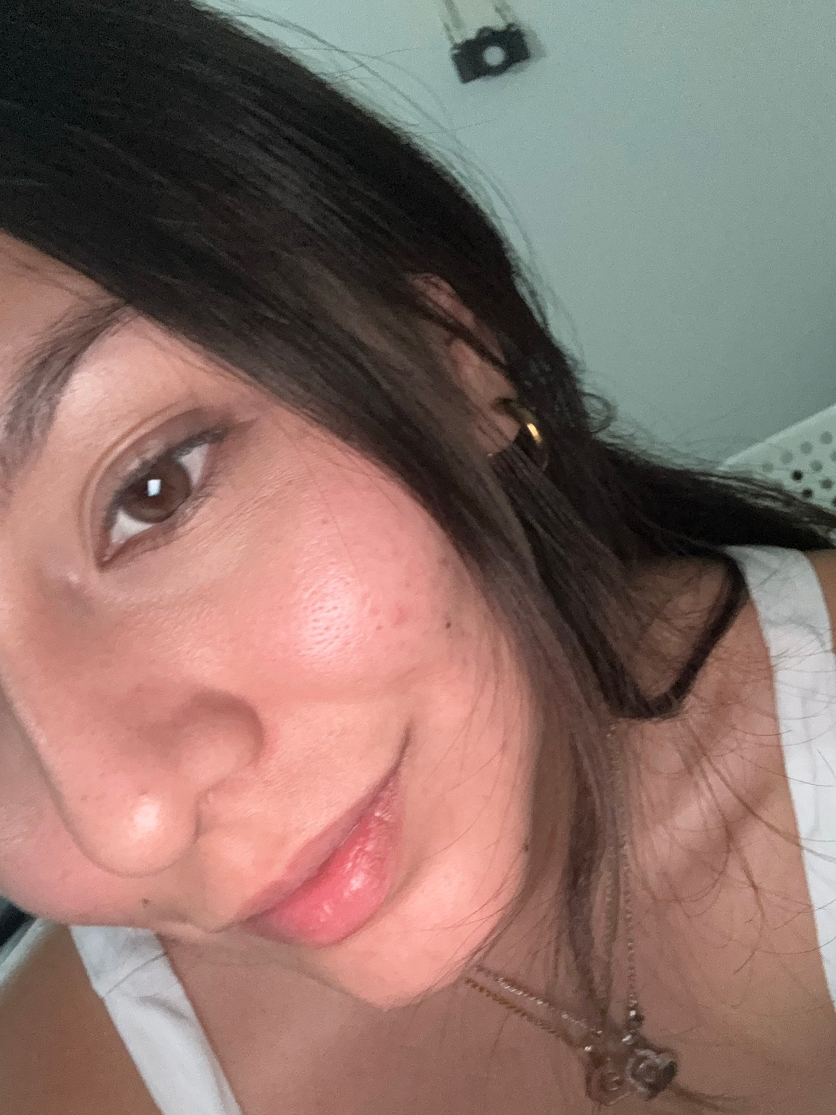 Woman takes selfie in San Francisco Ocotlán, Mexico