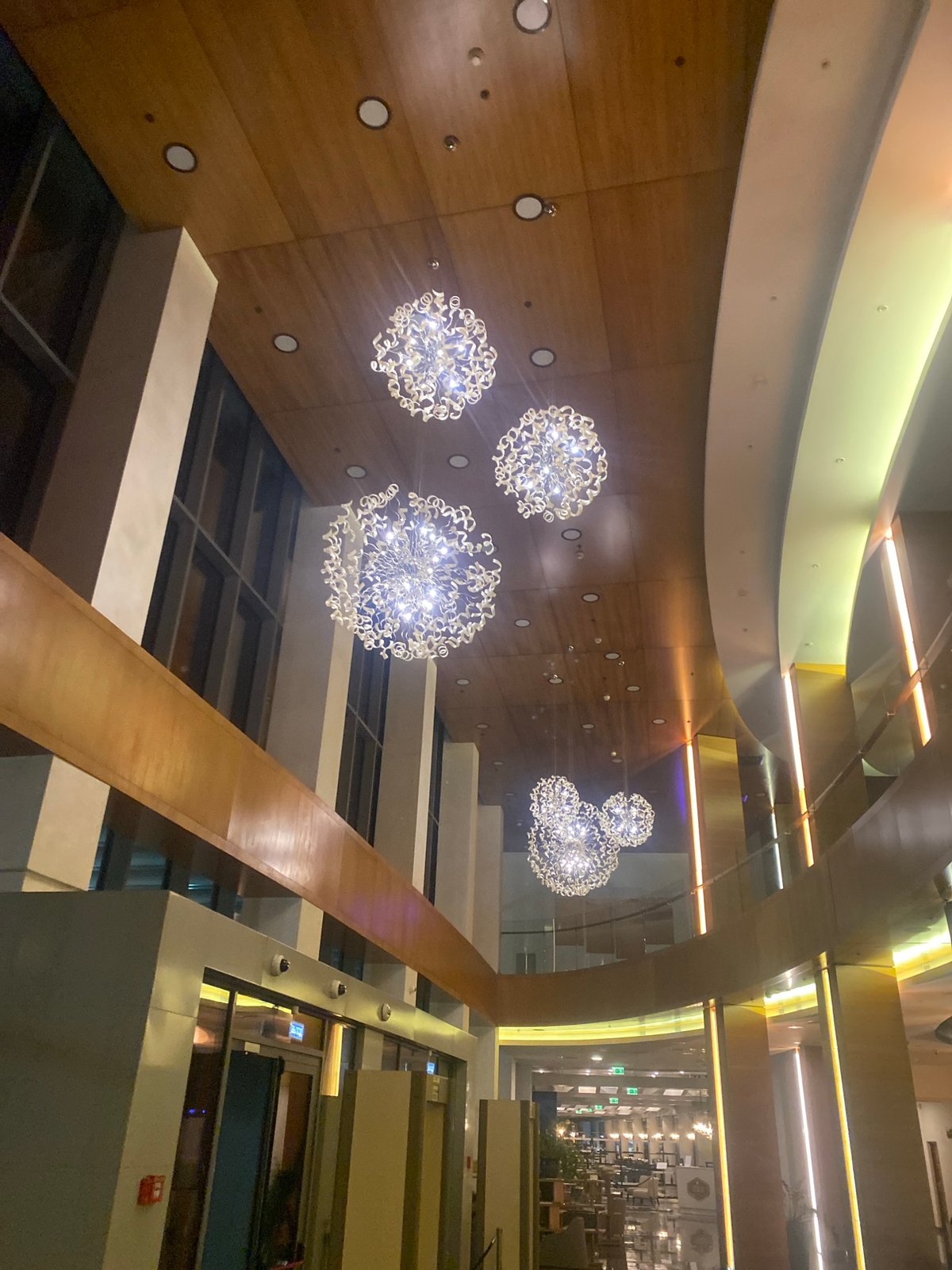 Evening tour of Minsk's Falcon Club complex inside and out
