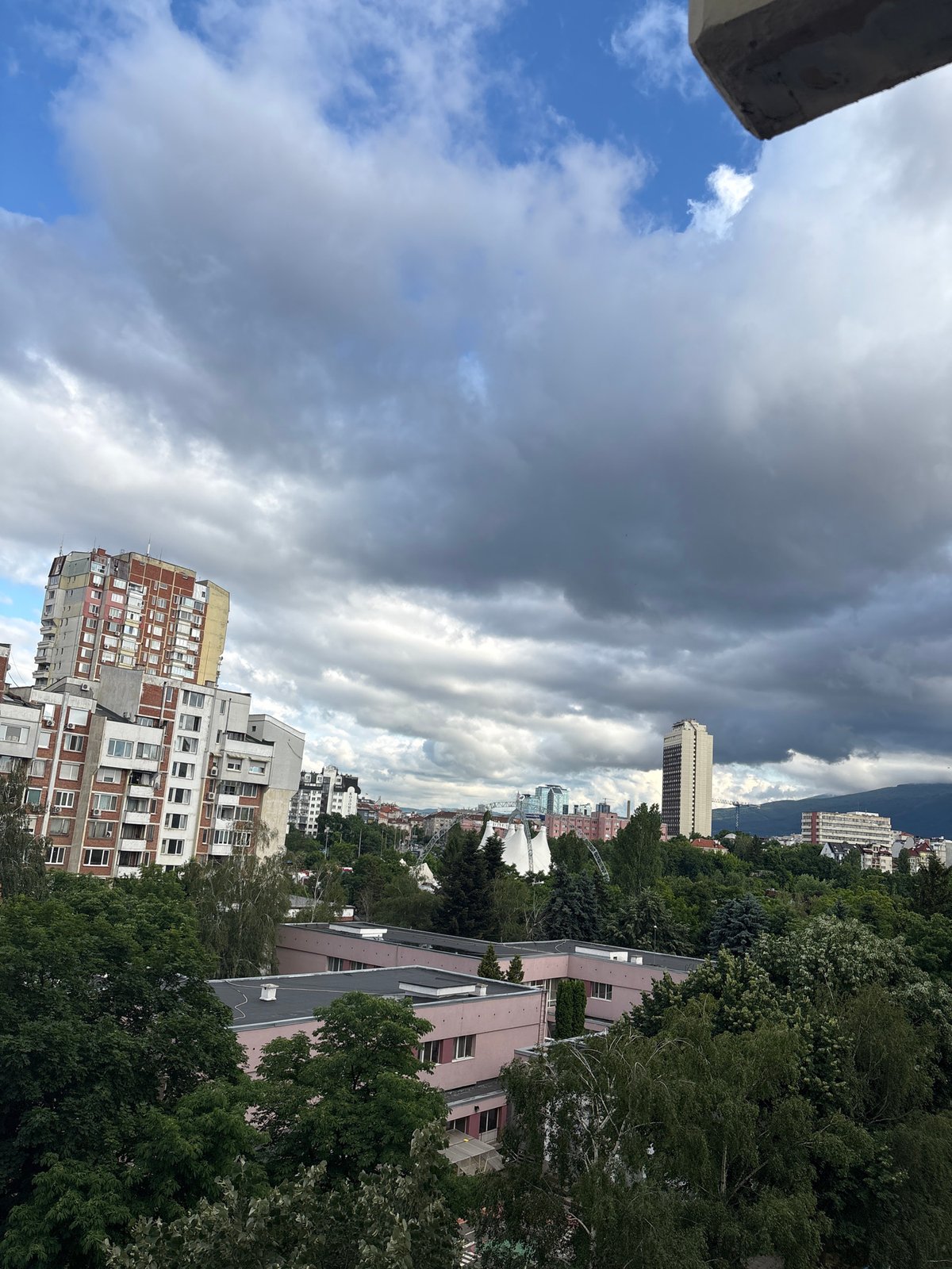Sofia resident captures afternoon moments from apartment balcony