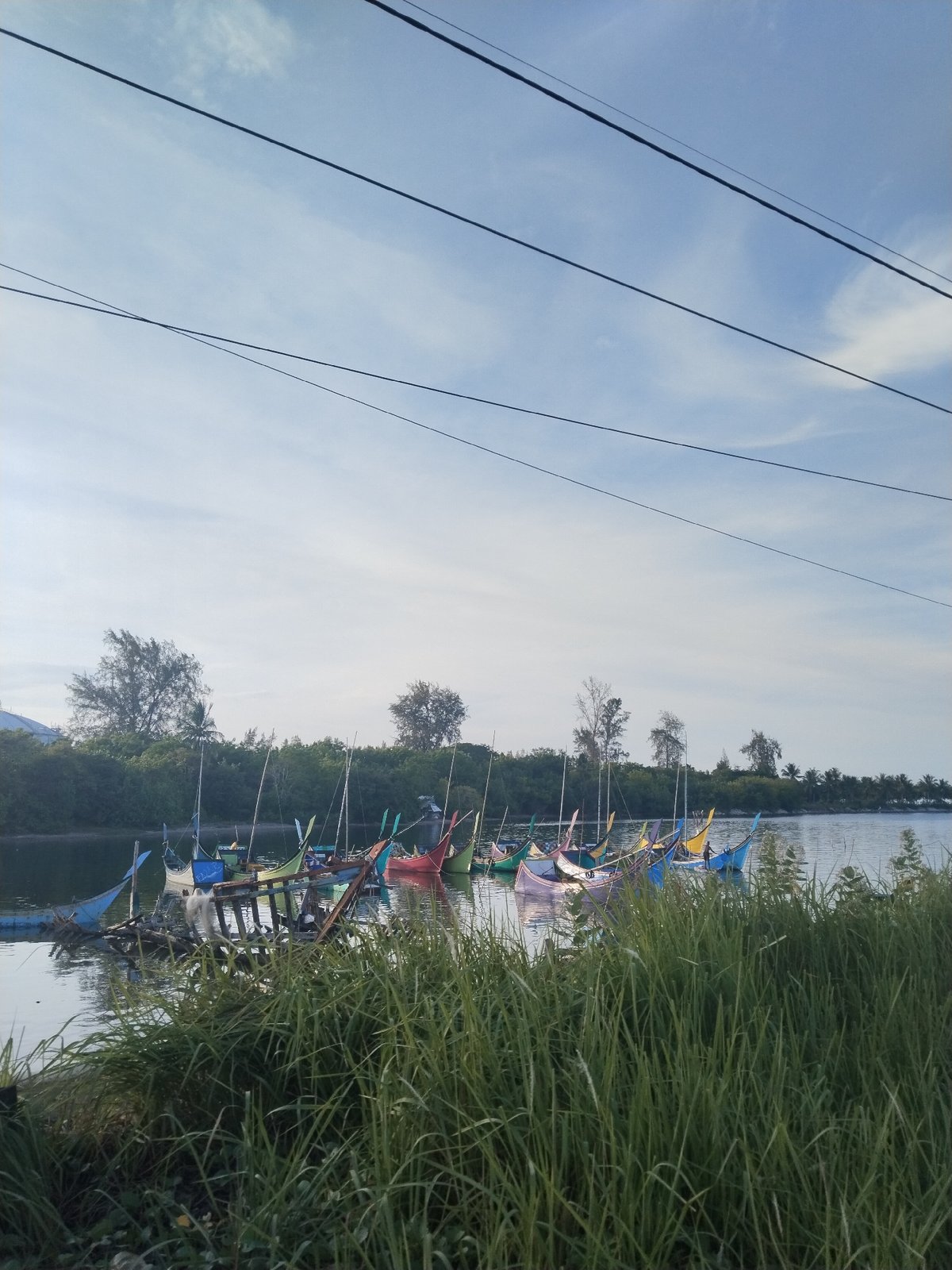 Colorful boats and motorcycle ride documented in Lhokseumawe