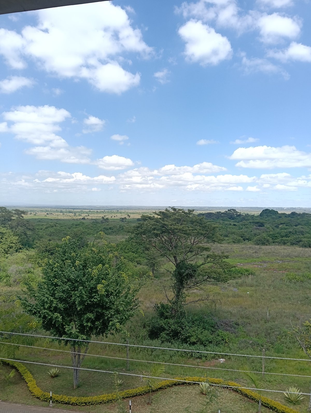 Panoramic landscape view captured in Nairobi under cloudy skies