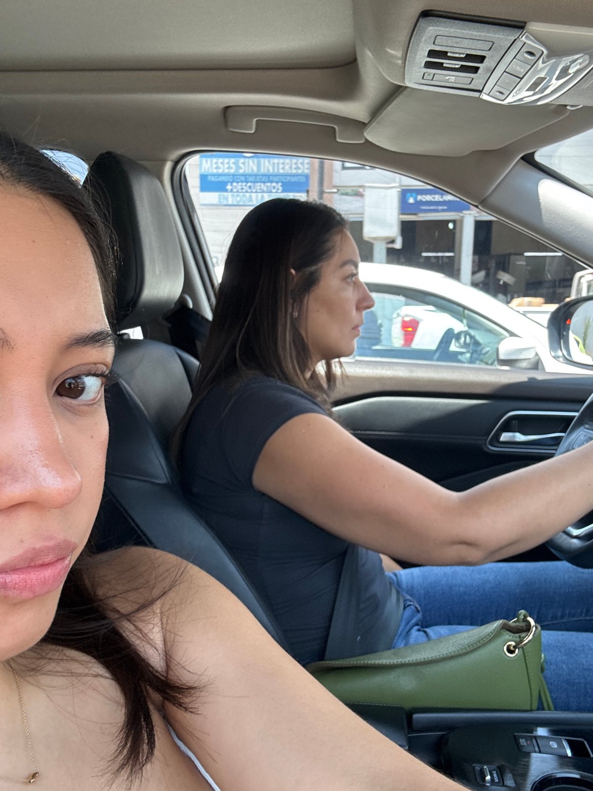 Two women spotted in car on Puebla street
