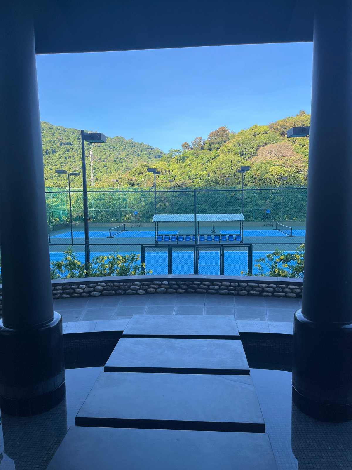 Morning scenes captured around Đà Nẵng tennis facility and wildlife