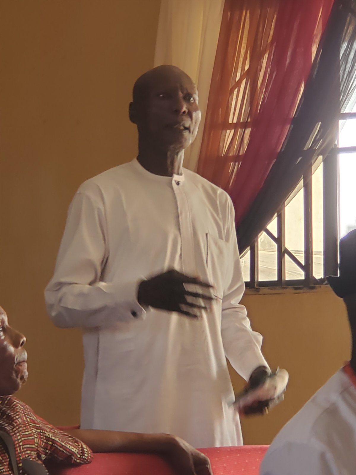 Church meeting convenes in Jos, Nigeria with multiple attendees
