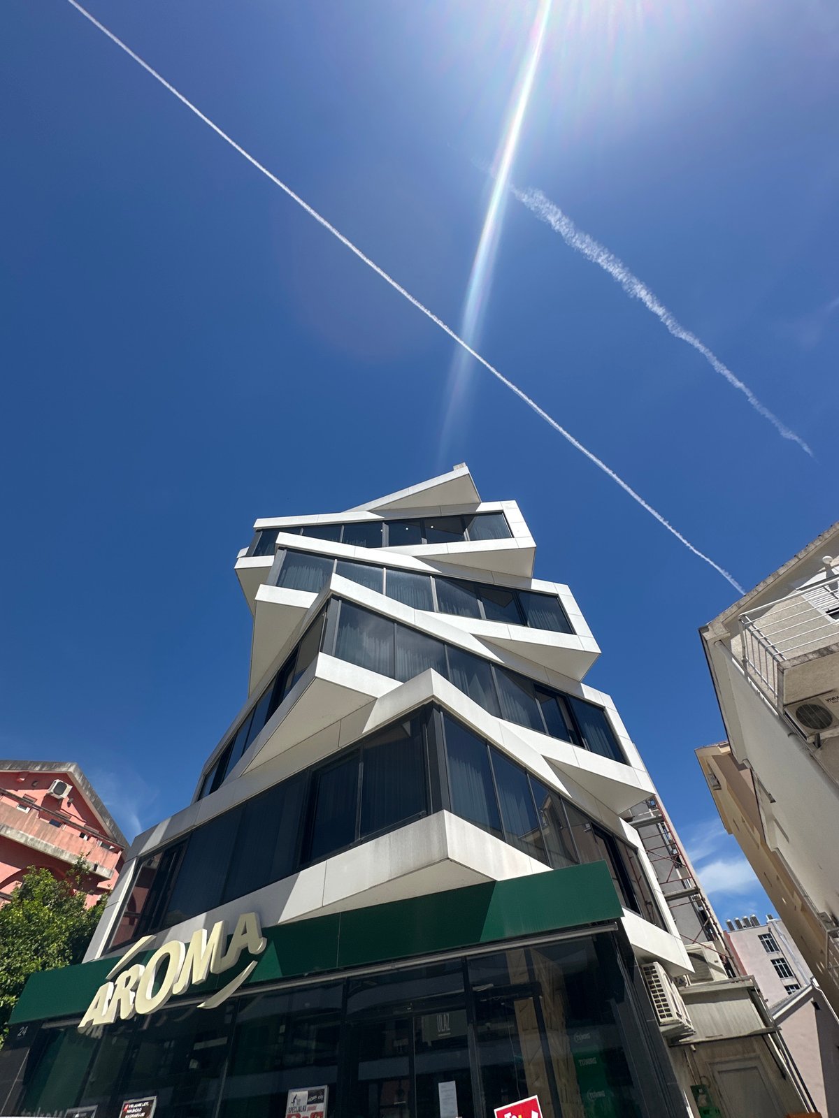 Midday stroll through blooming Budva neighborhoods and residential streets