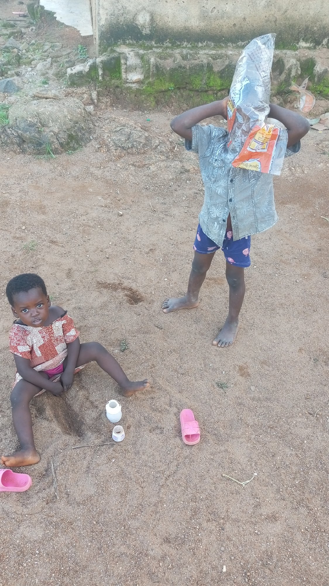 Everyday life around a rural compound in Kagarko South, Nigeria