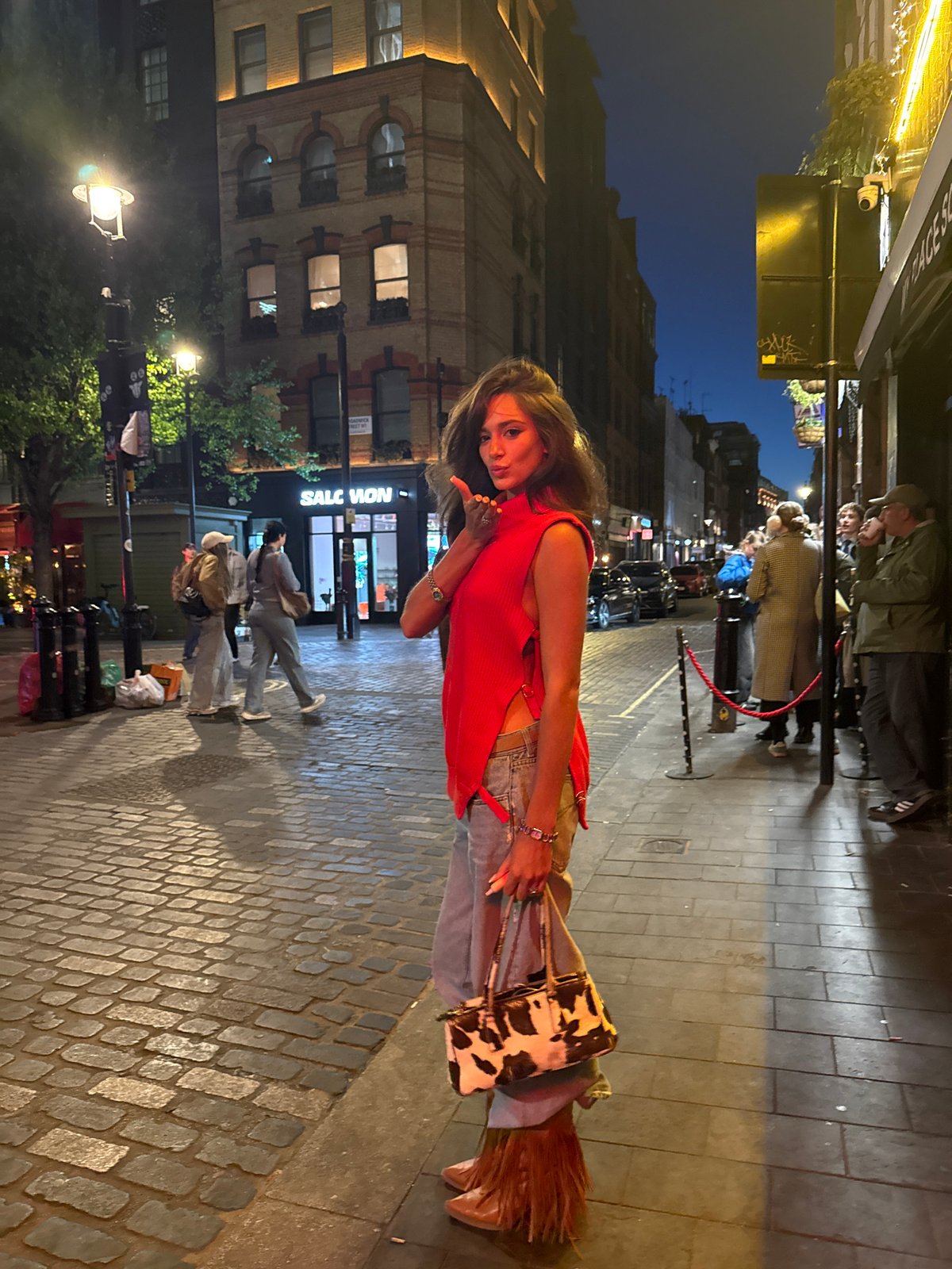 London nightlife captured in evening street photography session