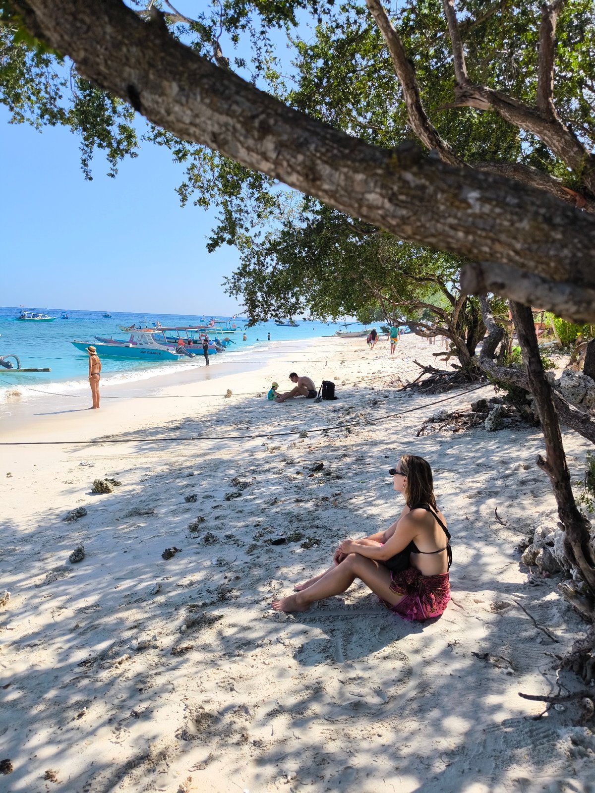 Lazy beach morning on Gili Trawangan, Indonesia