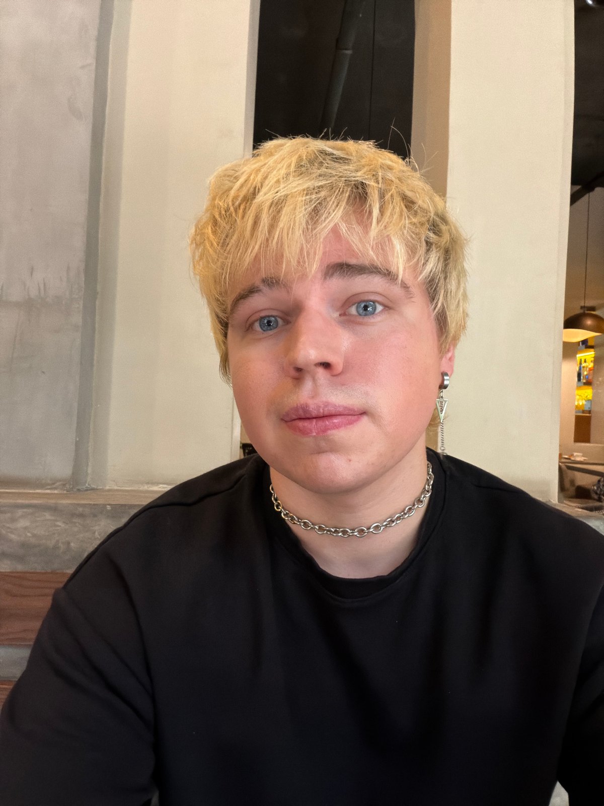 Blonde visitor documented at breakfast cafes in Thủ Đức