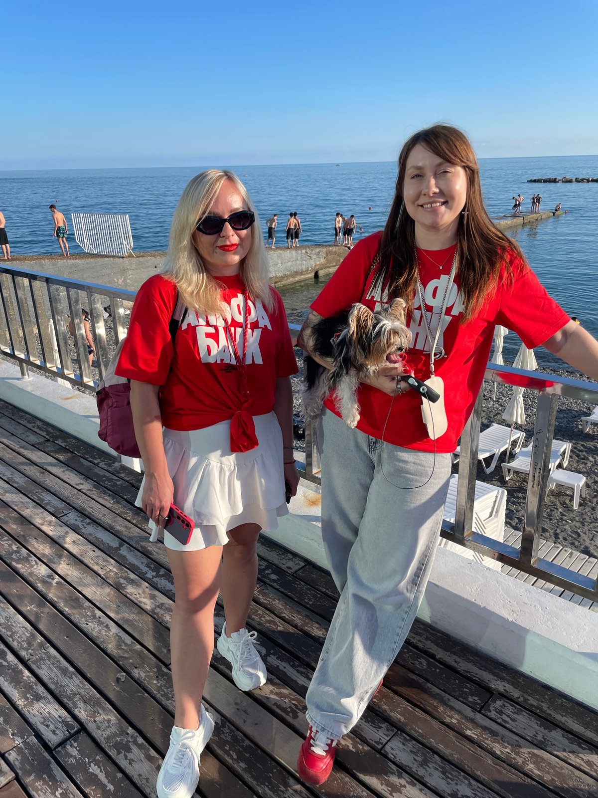 Summer afternoon leisure activities captured across Sochi's Black Sea waterfront