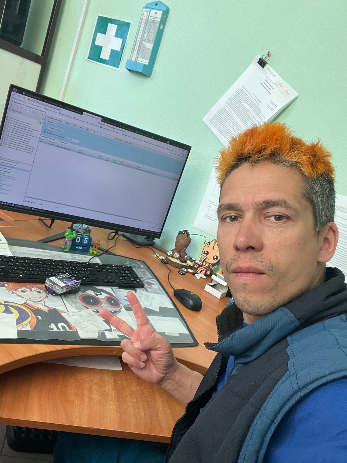 RusHydro Worker, Spring Flowers and Bees Documented in Chaikovsky