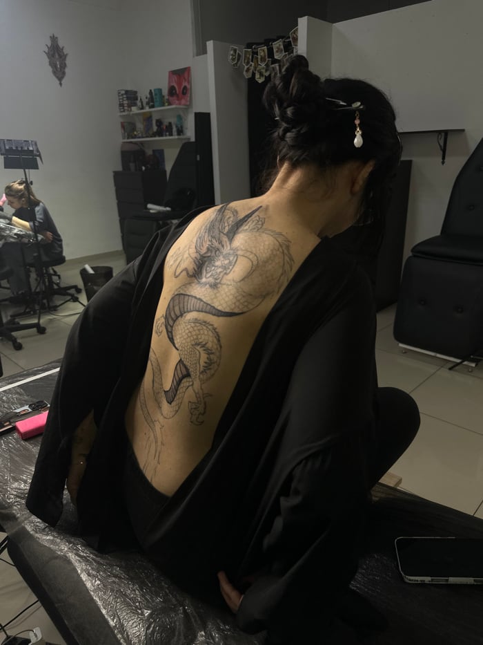Tattoo sessions documented at Rostov-on-Don studio March 5