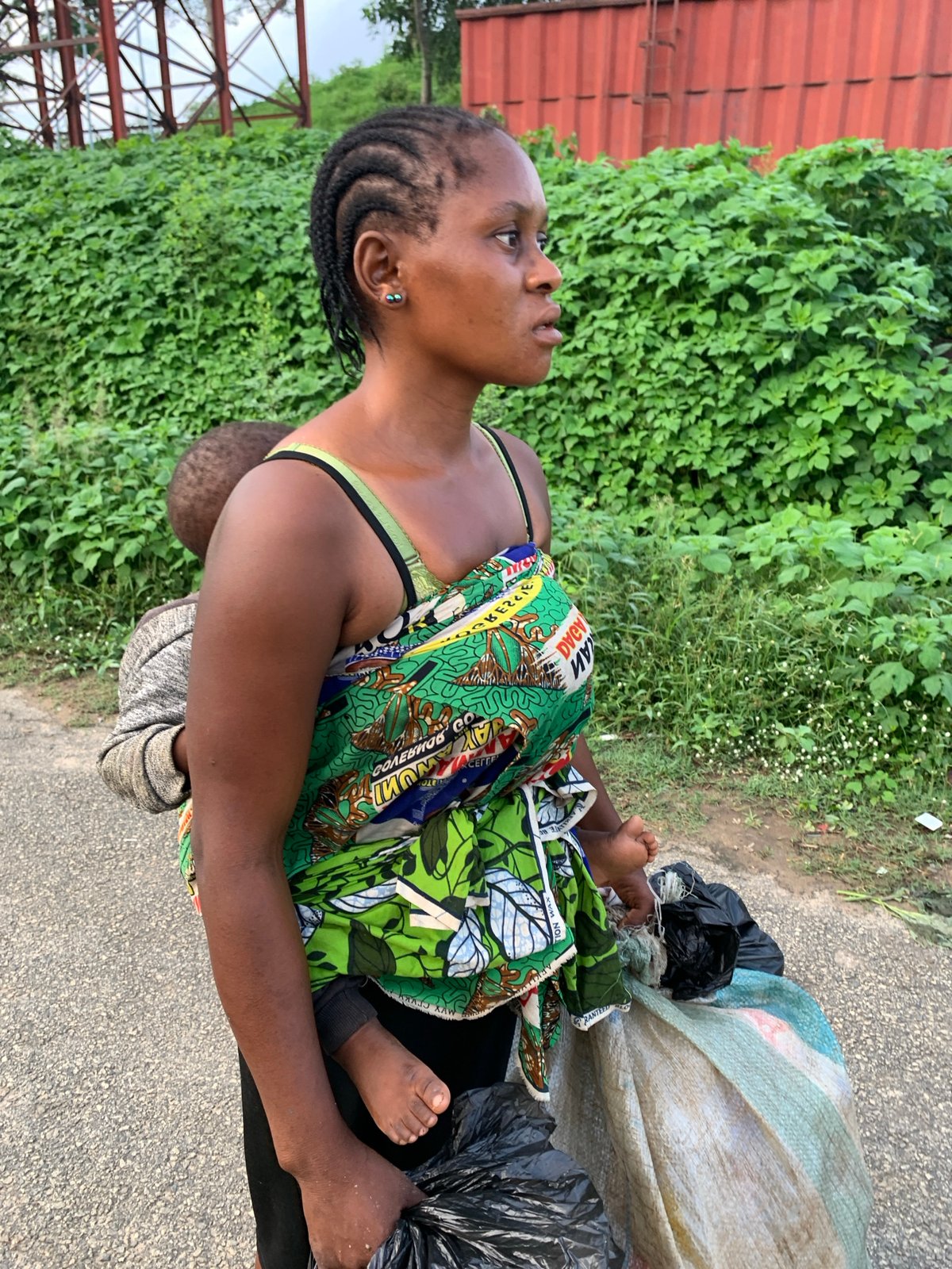 Early morning street life documented across Abuja neighborhoods