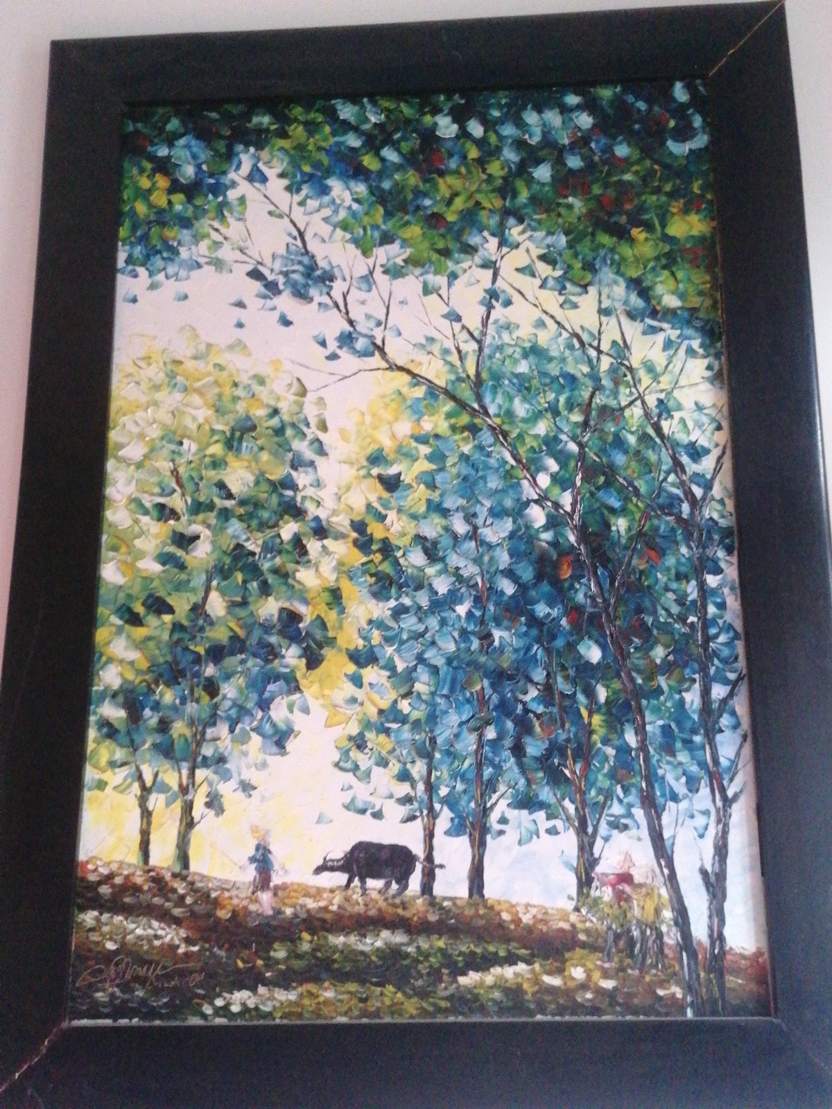 Interior scenes documented in Da Lat bedroom and artwork
