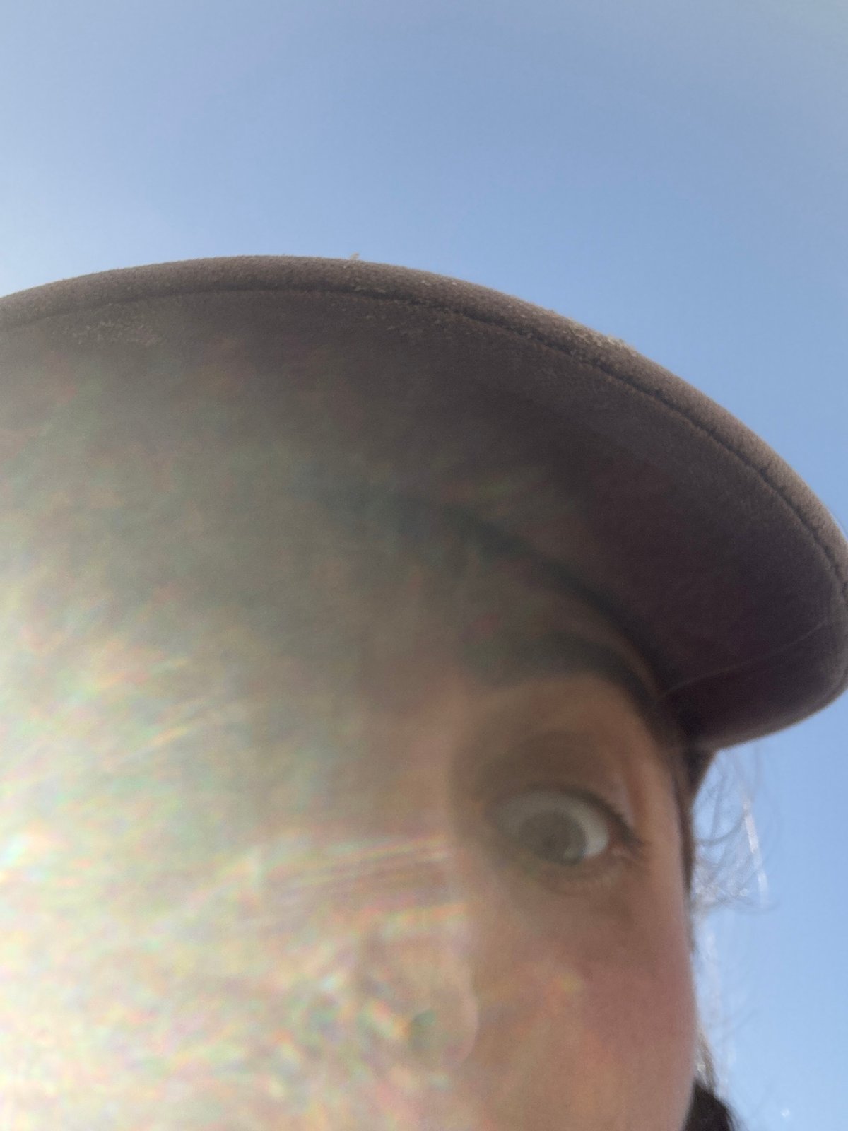 Mysterious low-angle portrait captured in Tel Aviv shows partial face