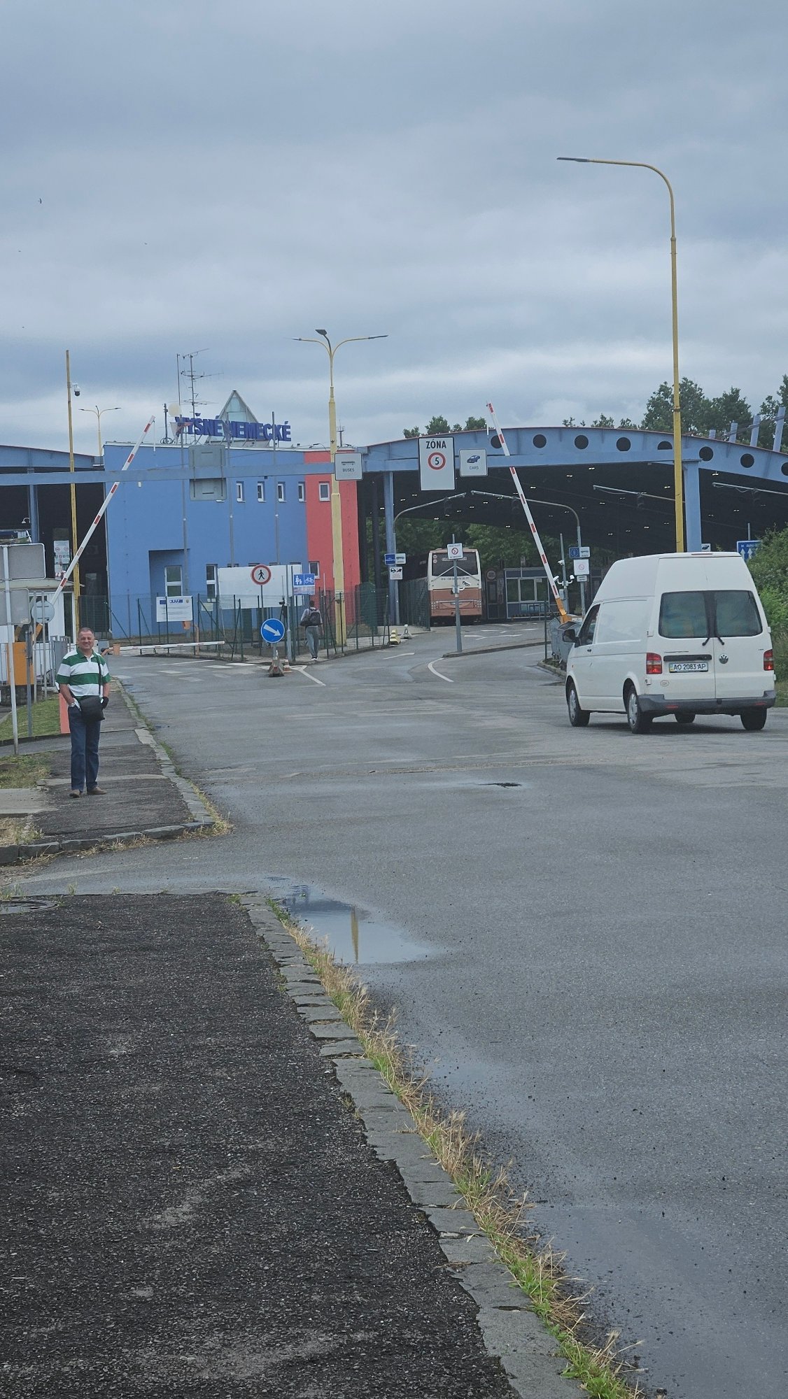 Border crossing documented at Vyšné Nemecké, Slovakia
