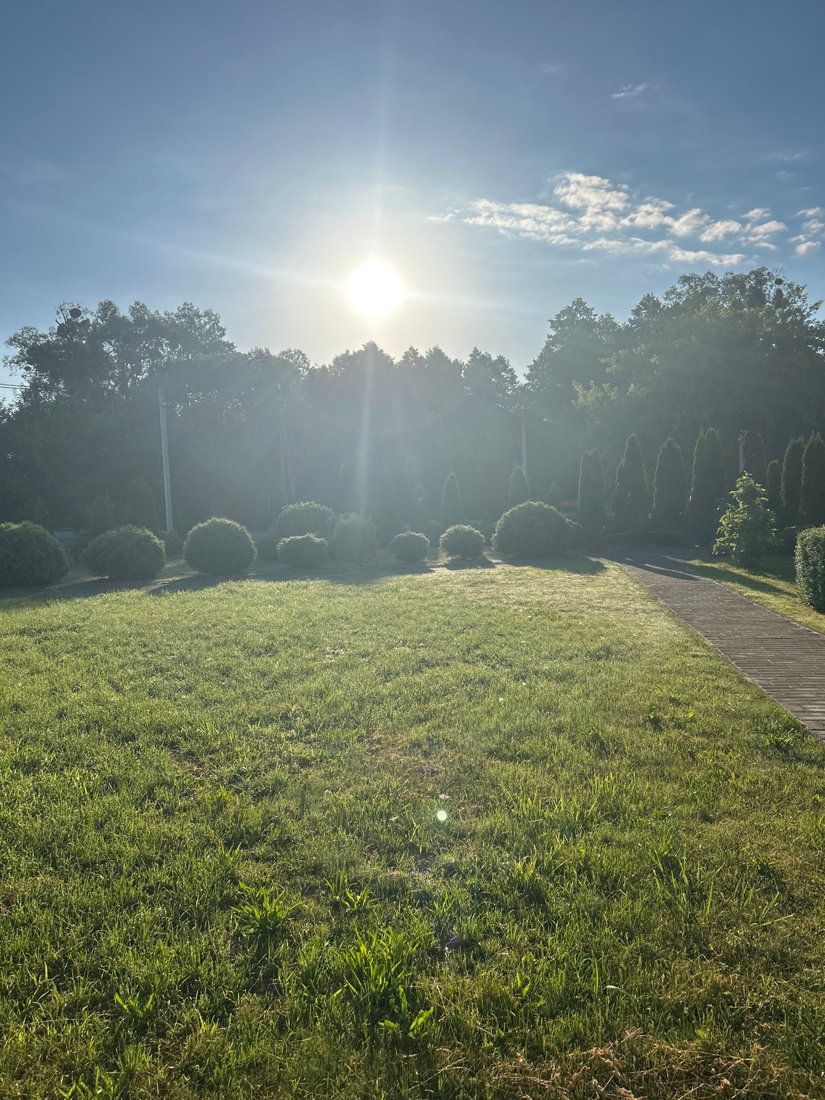 Outdoor grounds and indoor gym space in Skidzieĺ, Belarus