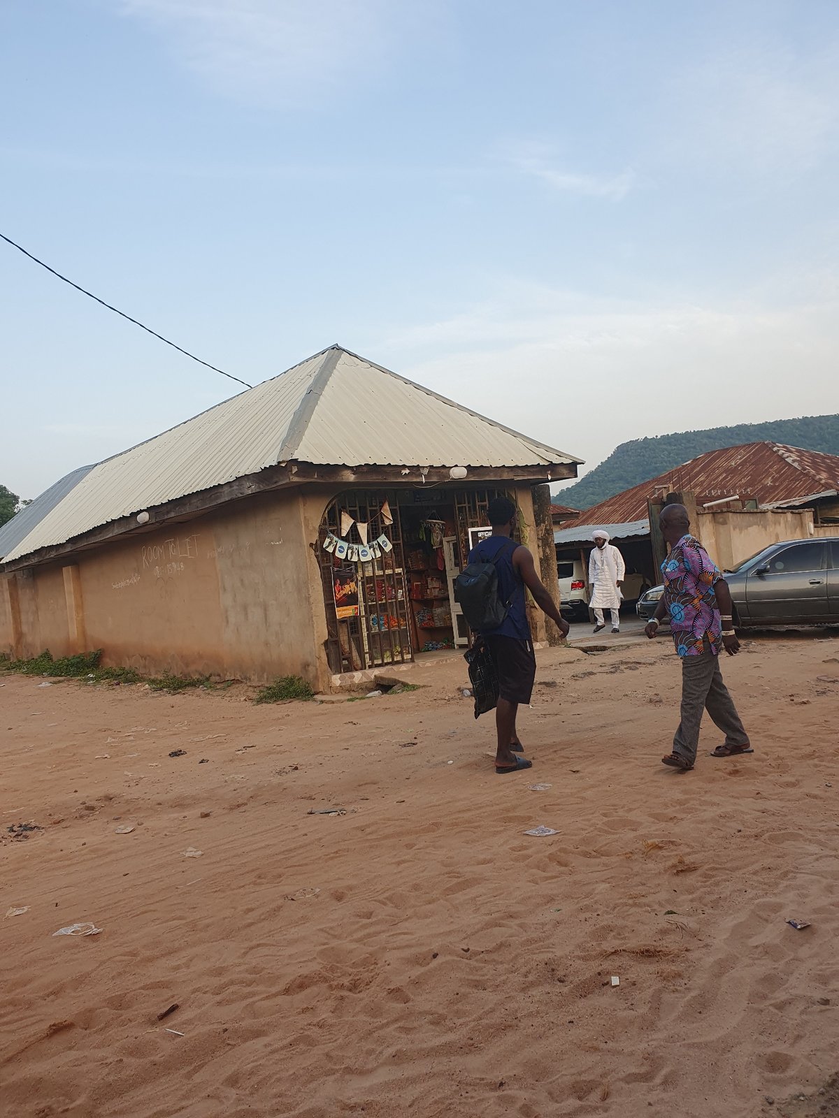 Everyday street life in a Lokoja neighborhood