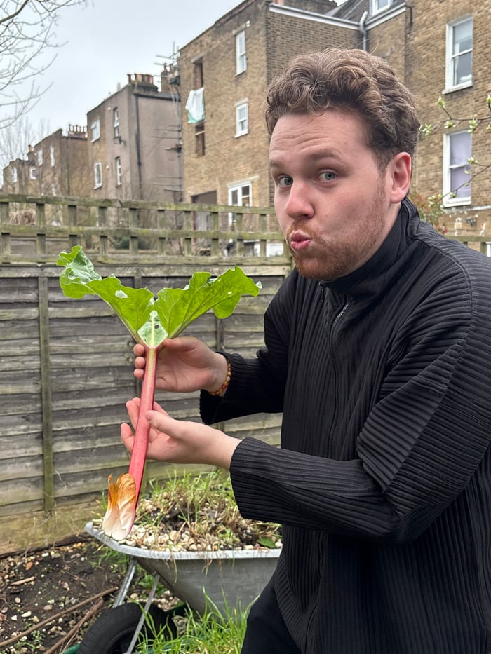 Man observed in London residential garden Saturday evening