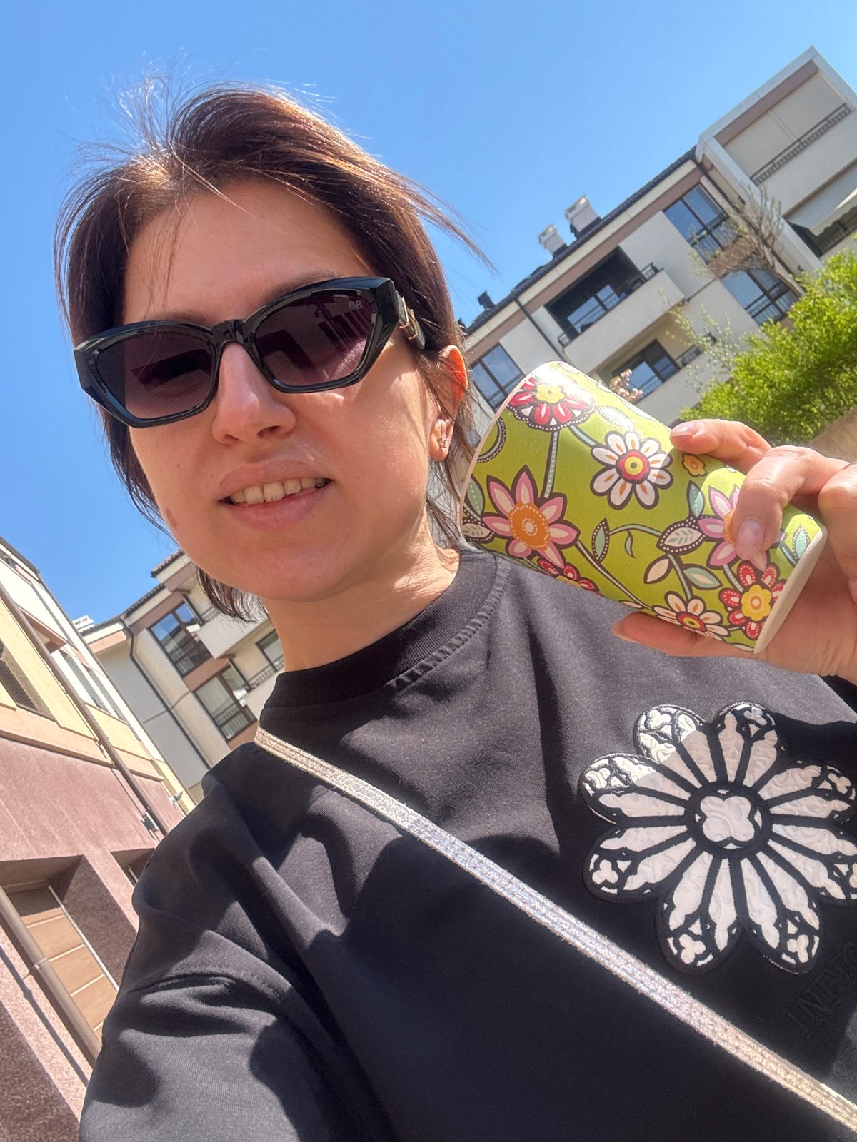 Morning coffee and city views captured in Sofia