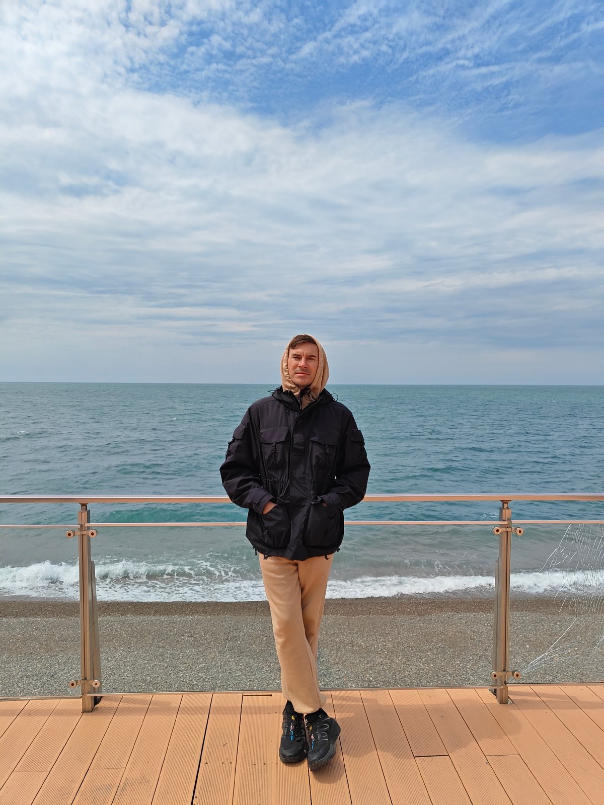 Morning scenes documented across Kobuleti, Georgia parks and coastline