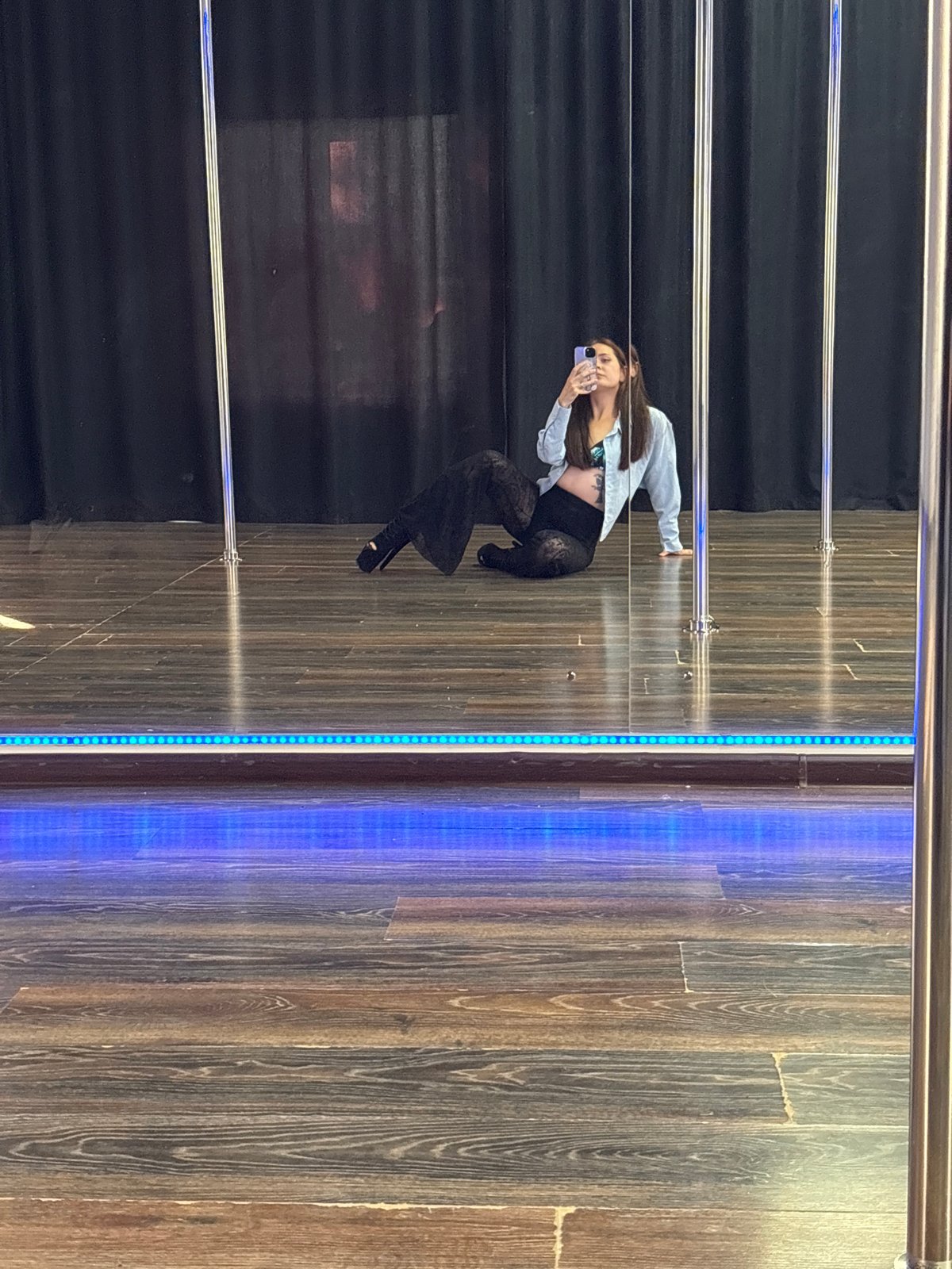 Casual moments inside a dance studio in Naberezhnye Chelny