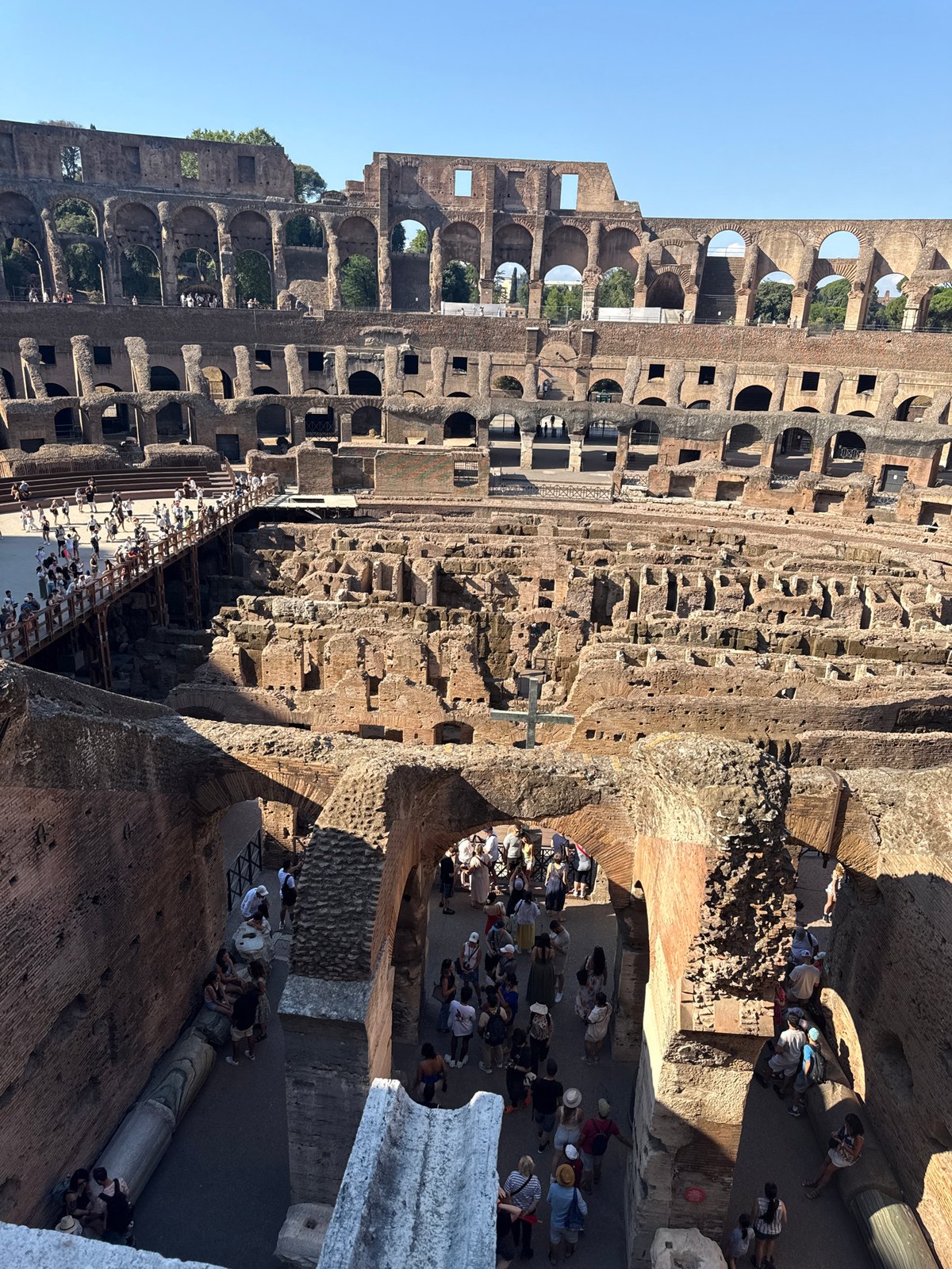 Inside the Colosseum: architecture and ancient artifacts, Rome