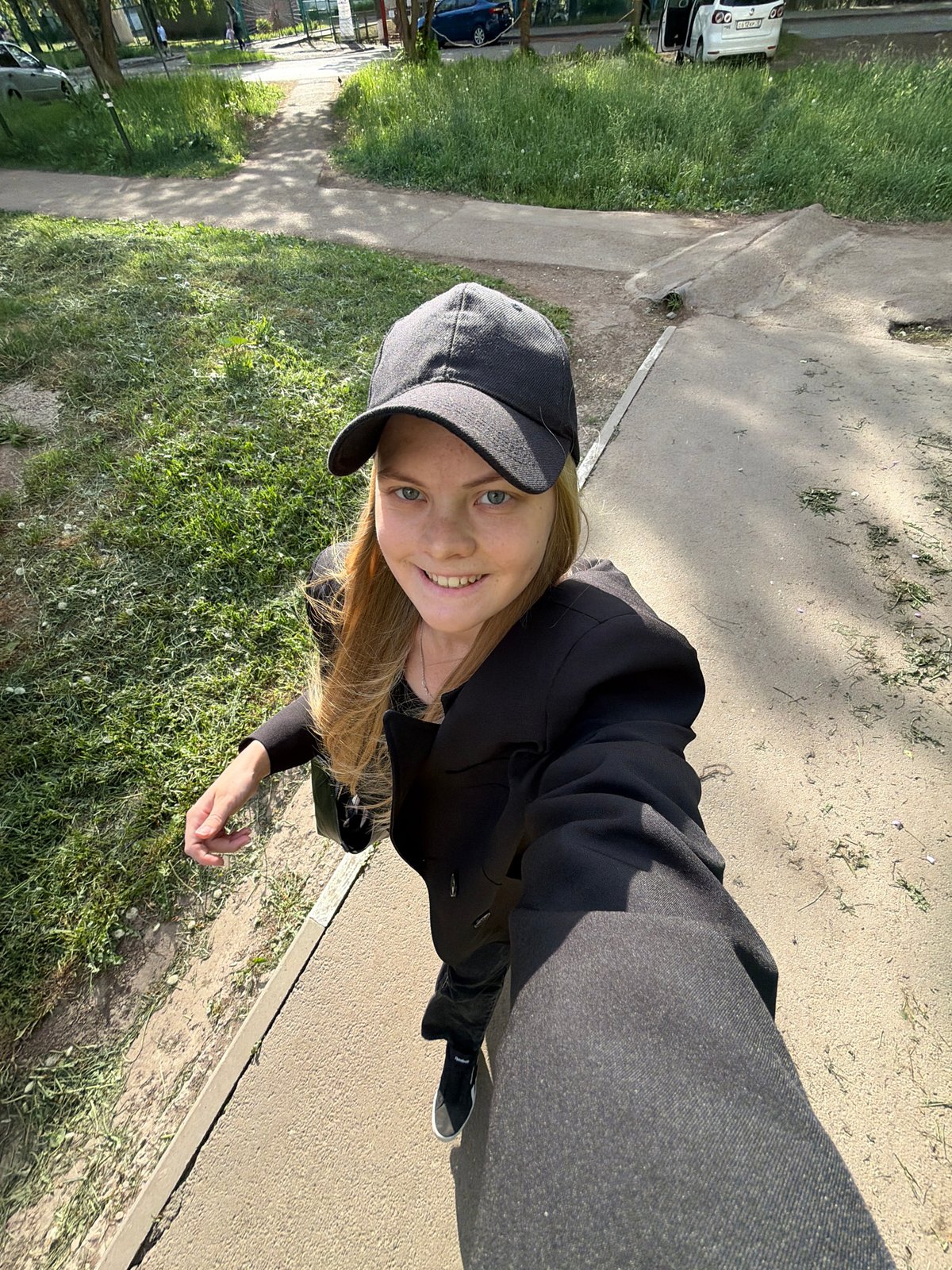 Woman documented in multiple views at Izhevsk park