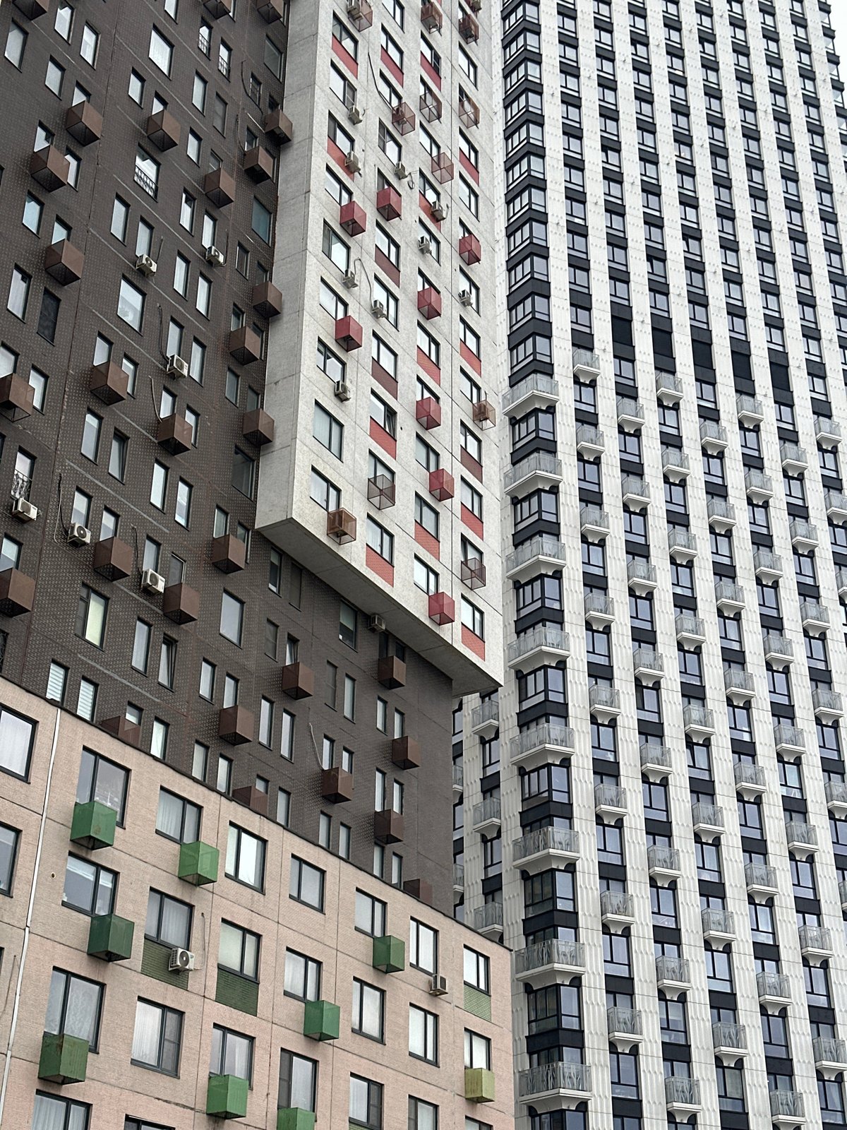 Residential buildings documented in Khimki, Russia
