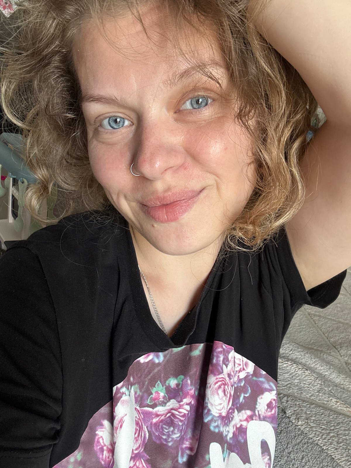 Lazy morning at home in Mikhaylovsk, inside and out