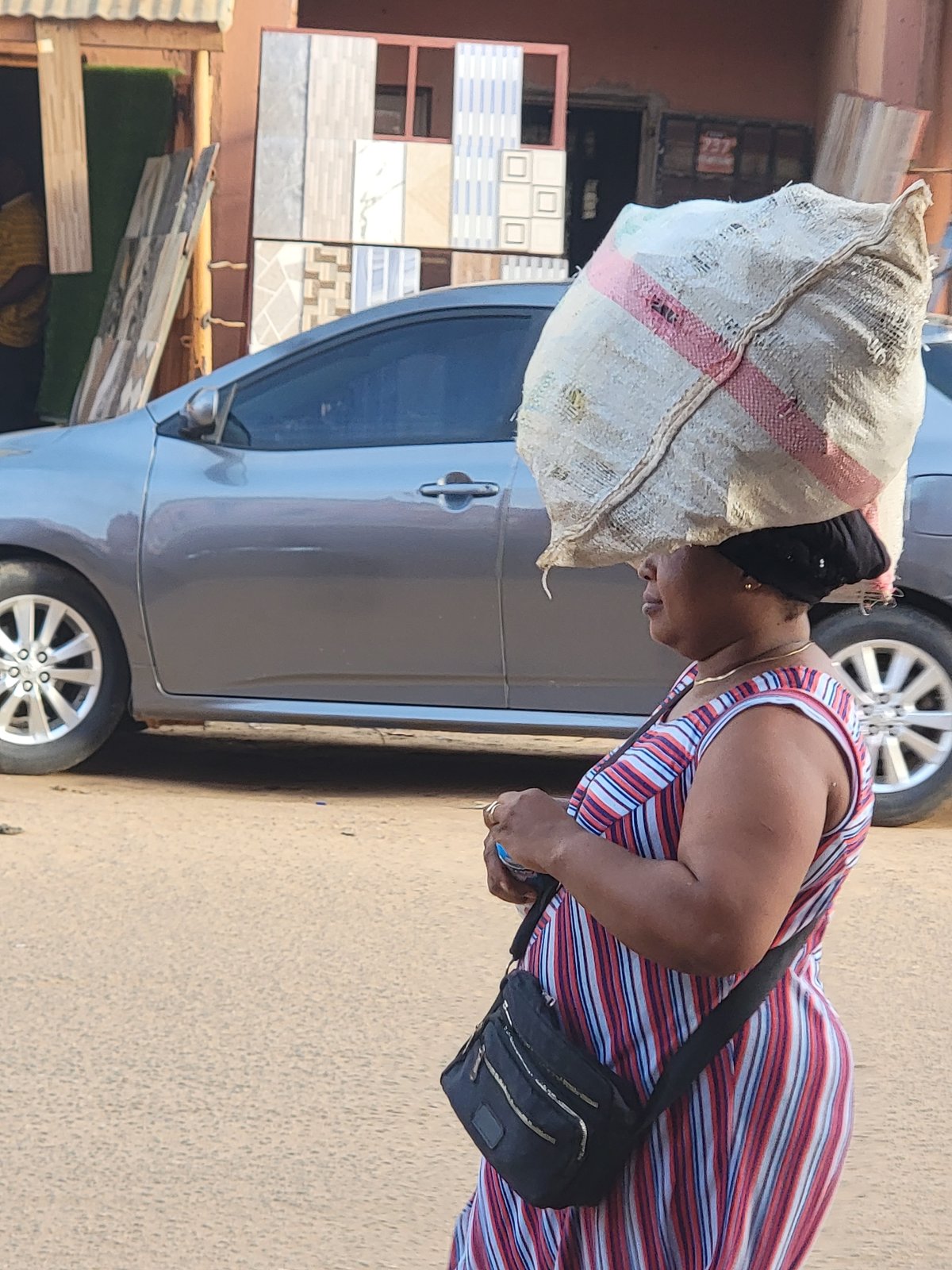 Daily life documented in Maiburiji, Nigeria street scenes