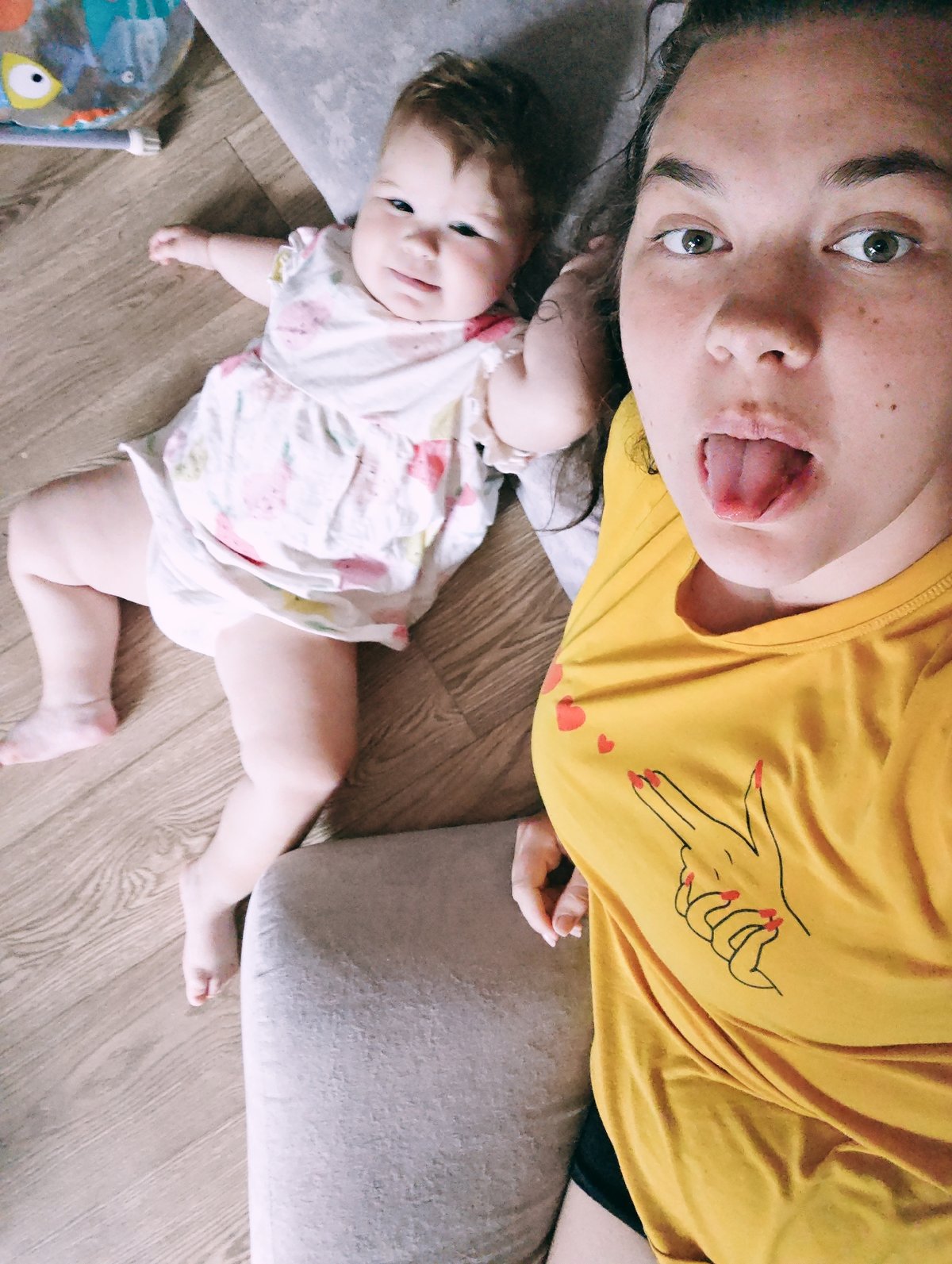Quiet morning at home with toddlers in Chaikovsky, Russia
