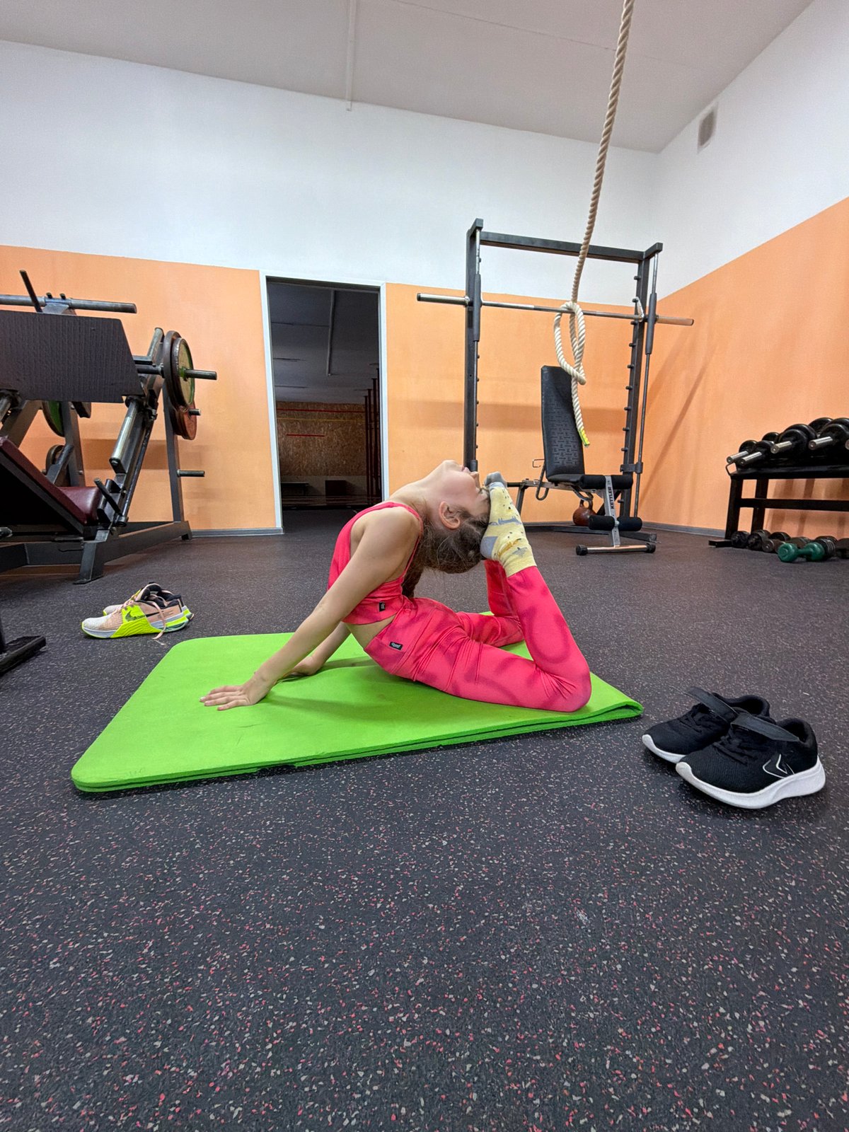 Morning yoga sessions and Easter shopping observed in Chaikovsky