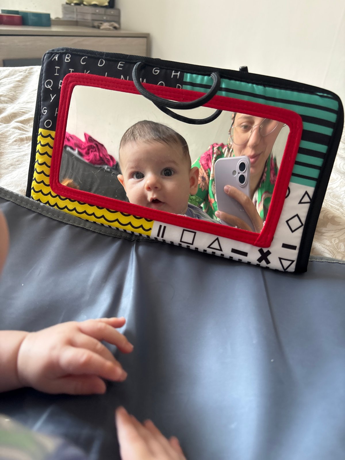 Baby playtime and lazy morning vibes at home in Plovdiv