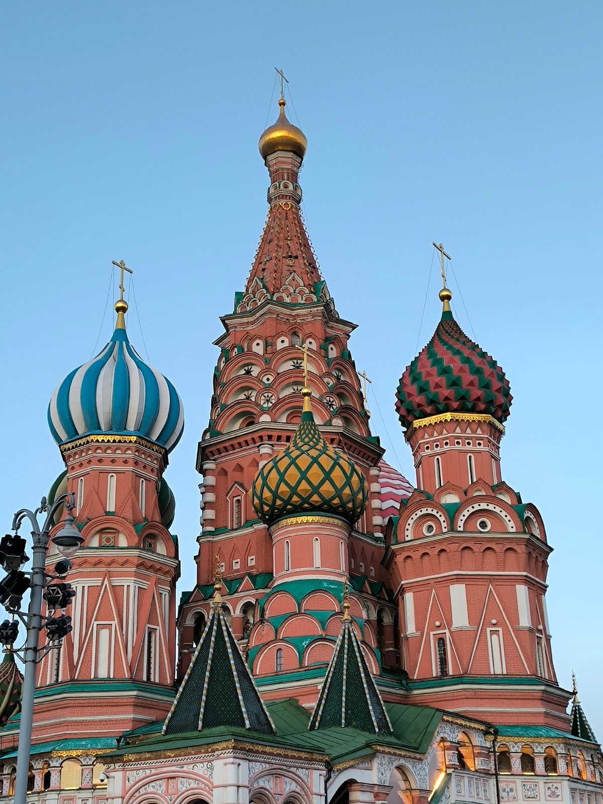 Red Square landmarks at golden hour, Moscow