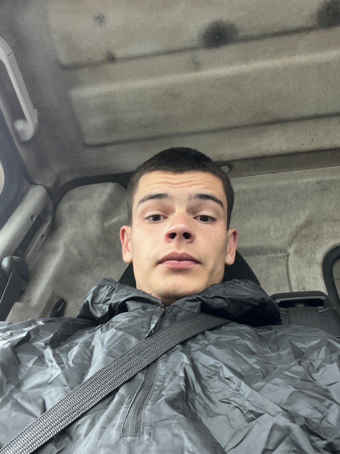 Young man photographed in neutral portrait in Karlovo, Bulgaria