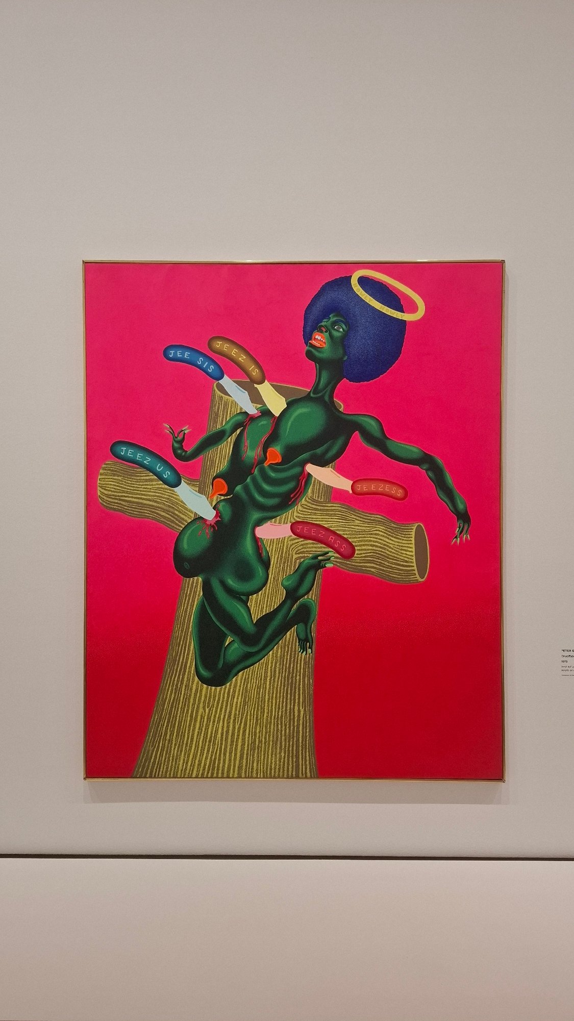 Contemporary art exhibition documented at Vienna gallery