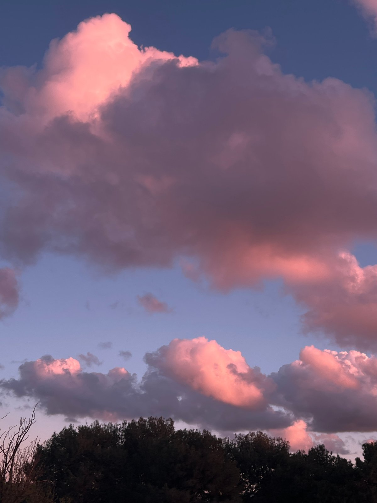 Evening sky and family moments documented in Kiryat Bialik