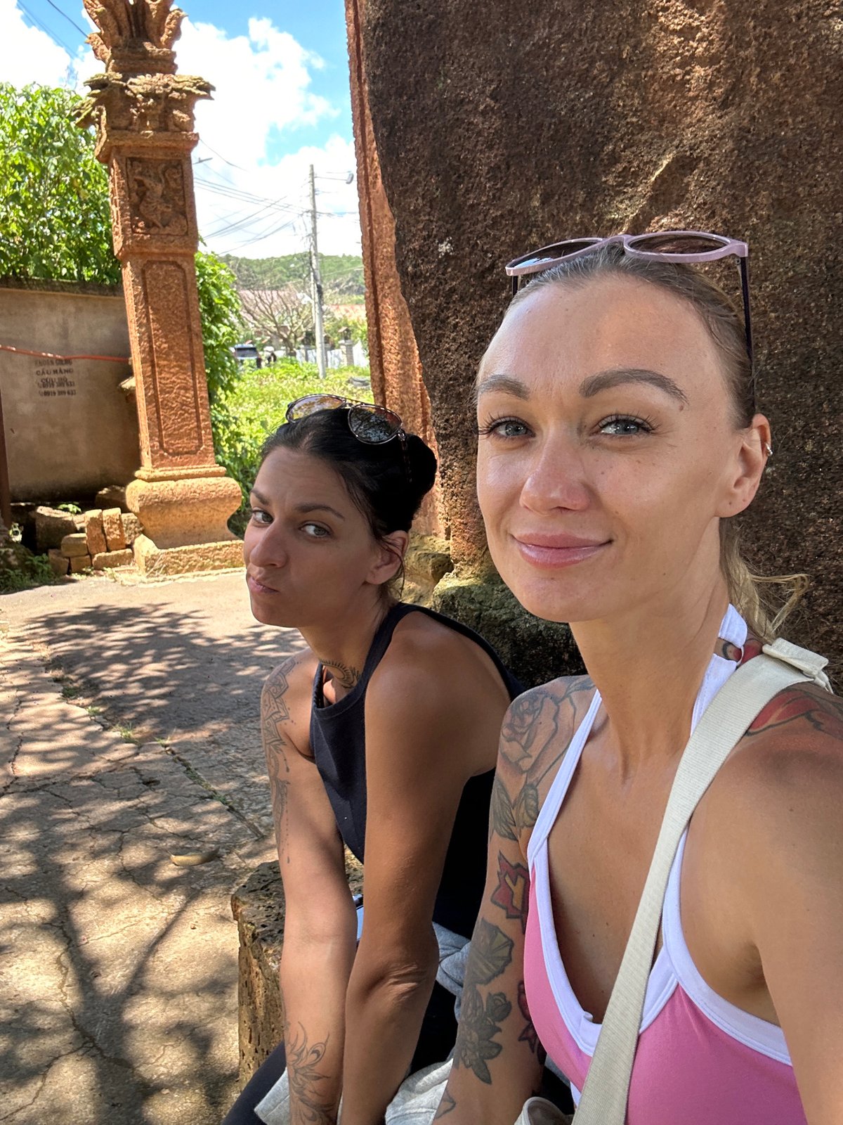 Morning visit to a temple complex in Thôn 5, Vietnam