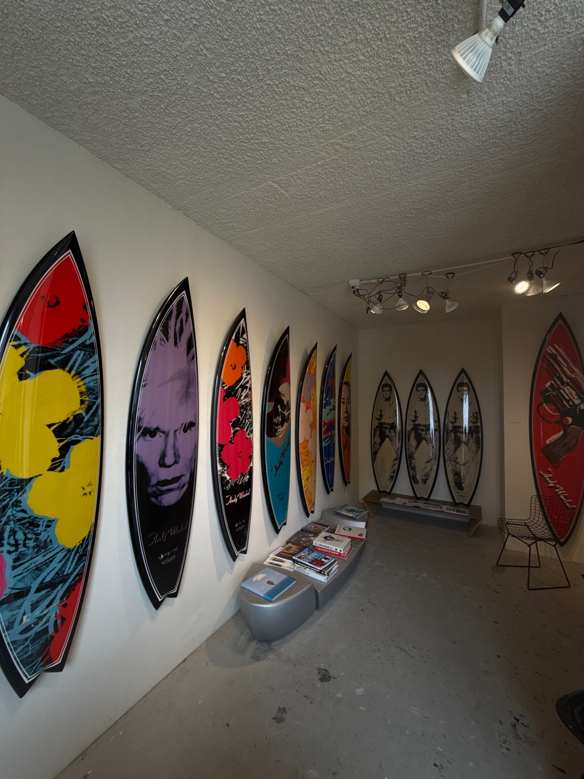 San Diego surfboard workshop features Andy Warhol-themed collection