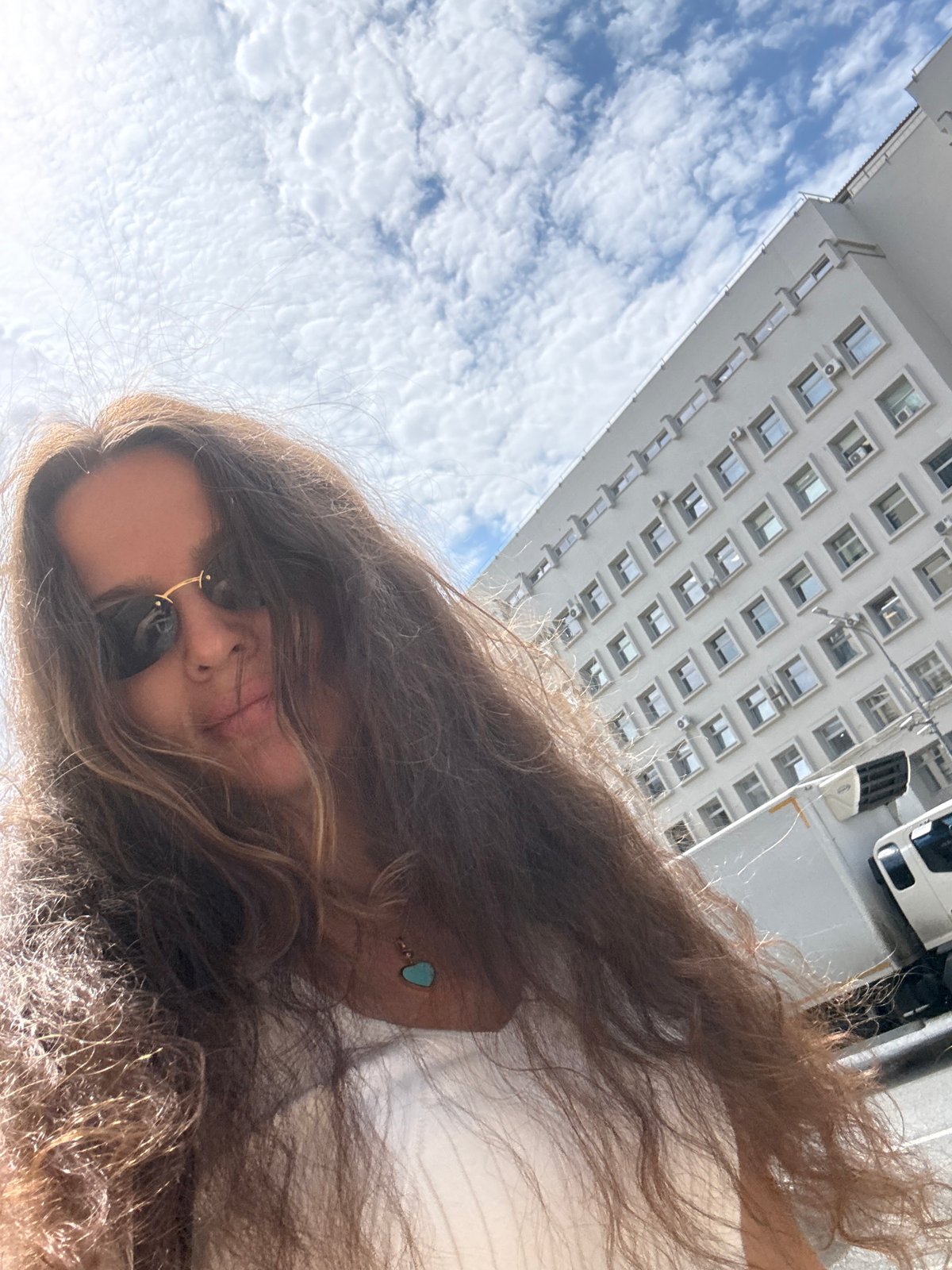 Summer morning in Moscow: city streets and a charming library