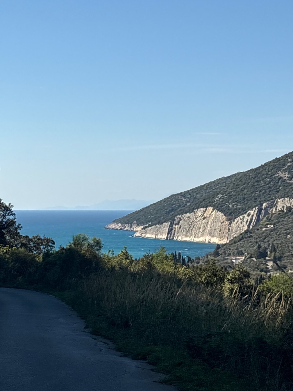 Coastal cliff and ocean view documented in Montenegro
