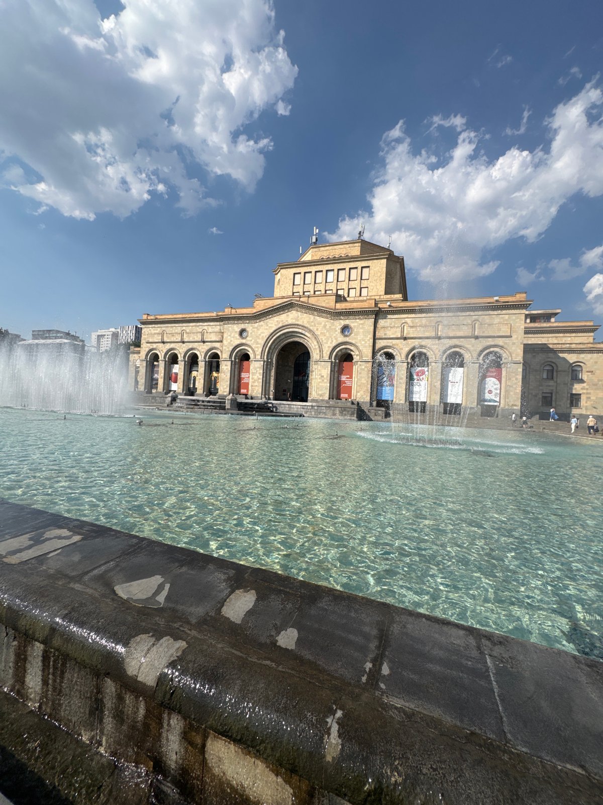 A busy afternoon at Yerevan's Republic Square