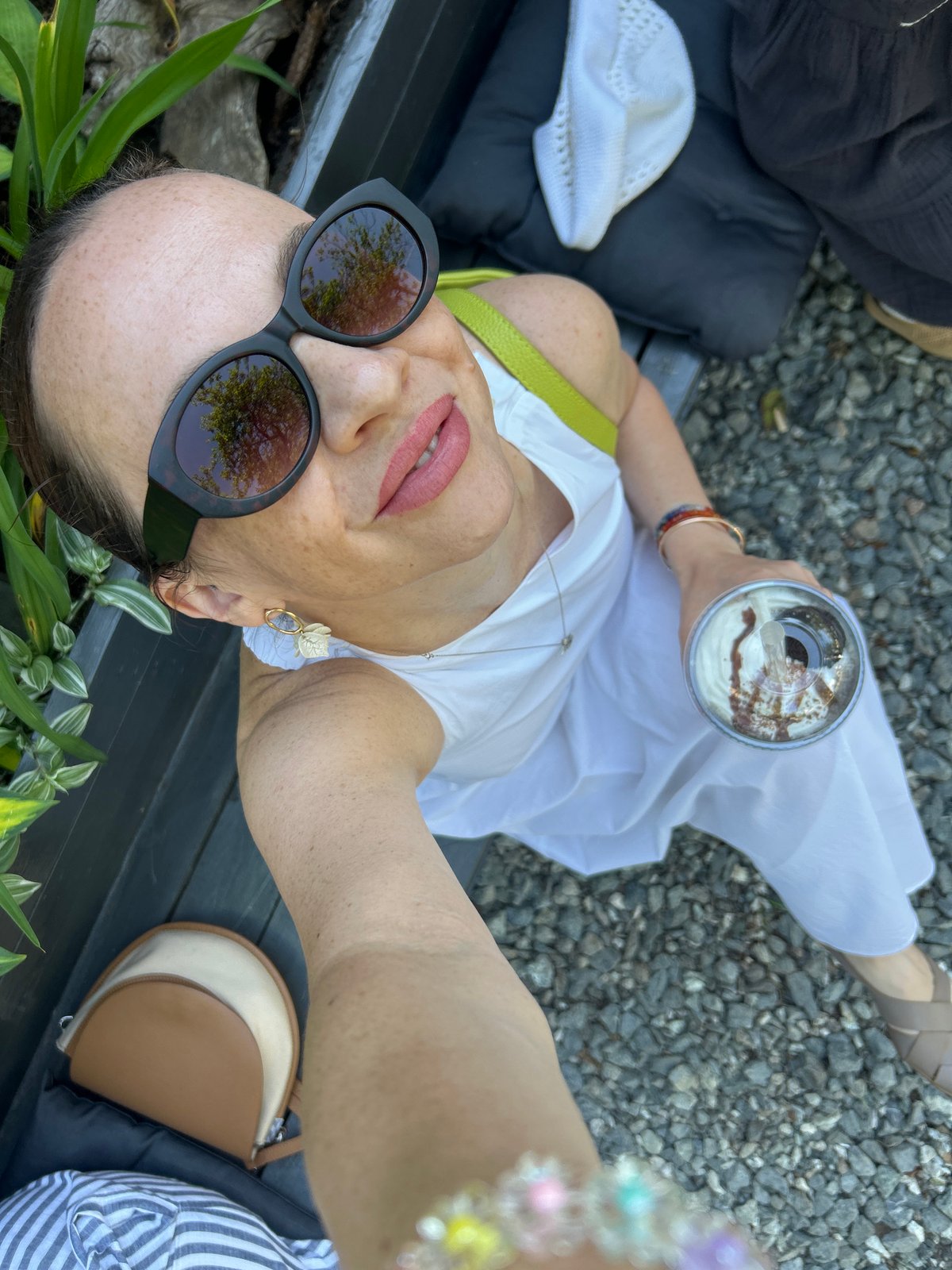 Casual café afternoon and around-town moments in Chaikovsky
