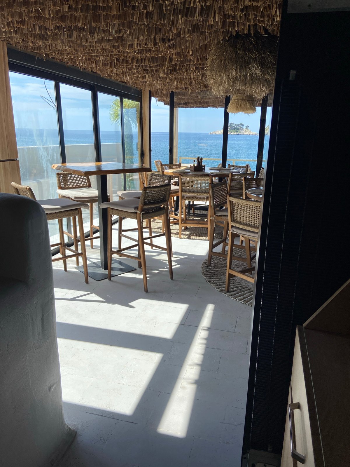 Restaurant interior documentation captured in Petrovac centar Montenegro